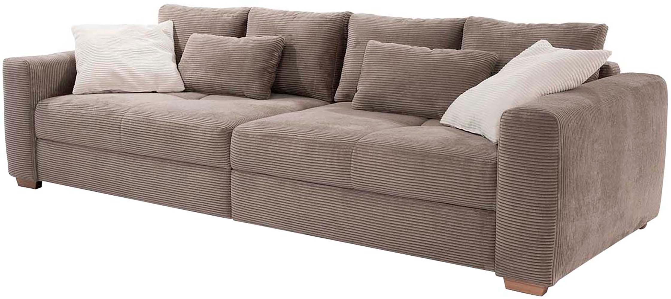 Jockenhöfer Gruppe Big-Sofa »Maxi«, Federkernpolsterung, inklusive 8 Kissen