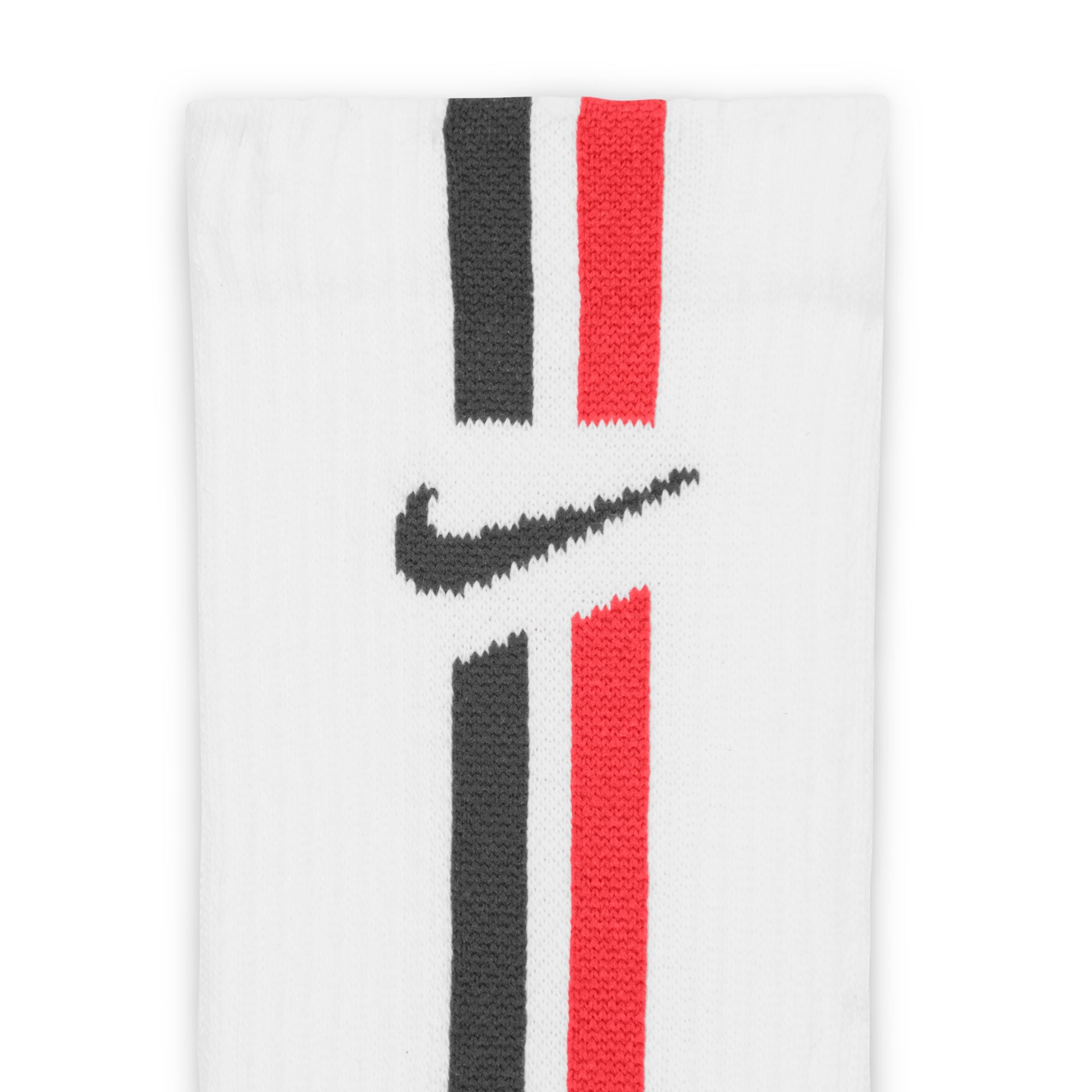 Nike Sportsocken »U NK ED ELVD CRW 3P STRIPE 144« 3er-Set, aus Baumwolle, Polyester und Elasthan, neutraler Schnitt