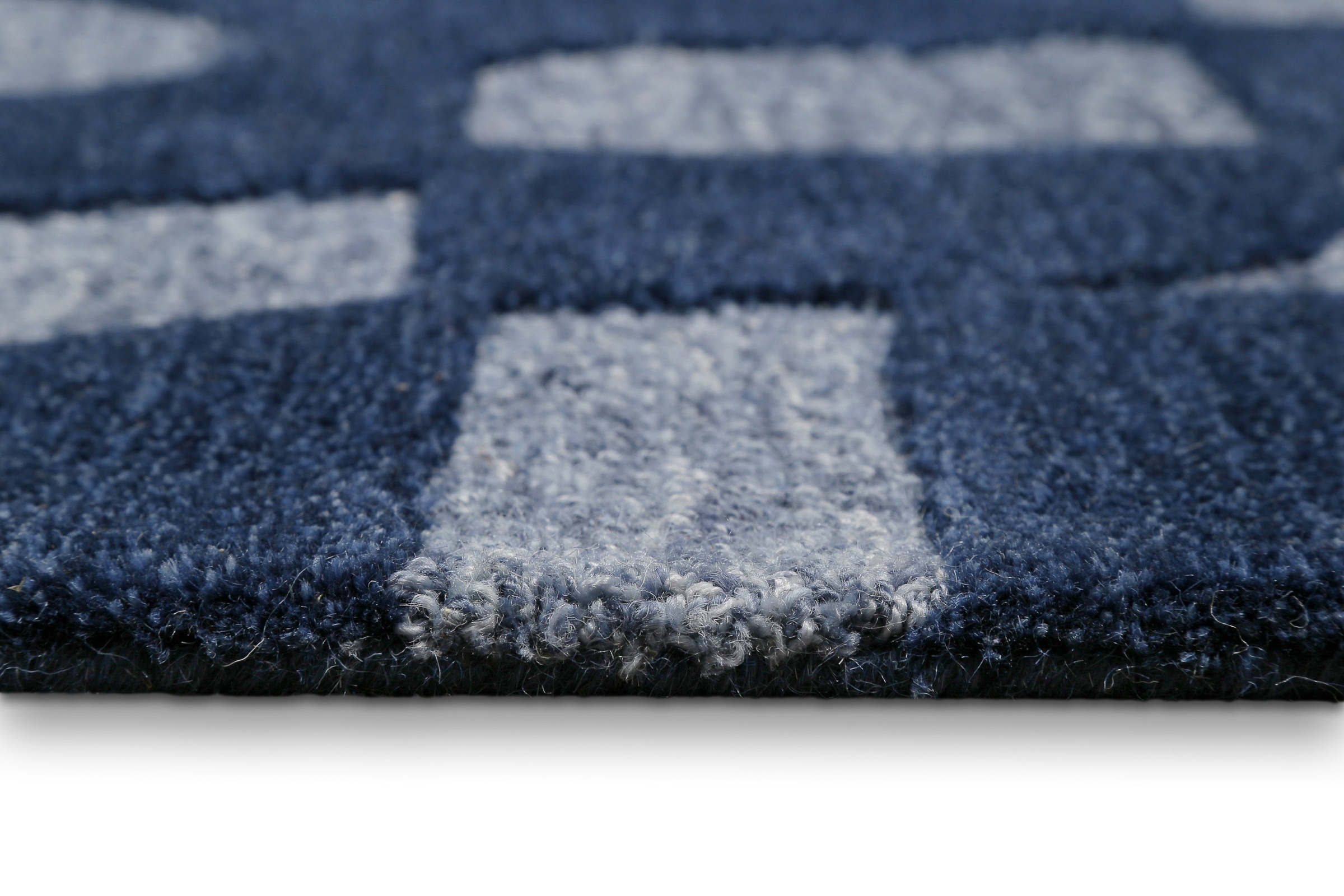 Wecon home Teppich »Ocean State« rechteckig 10 mm Höhe handgefertigt, gemustert, pflegeleicht, Wolle, Wohnzimmer, Esszimmer