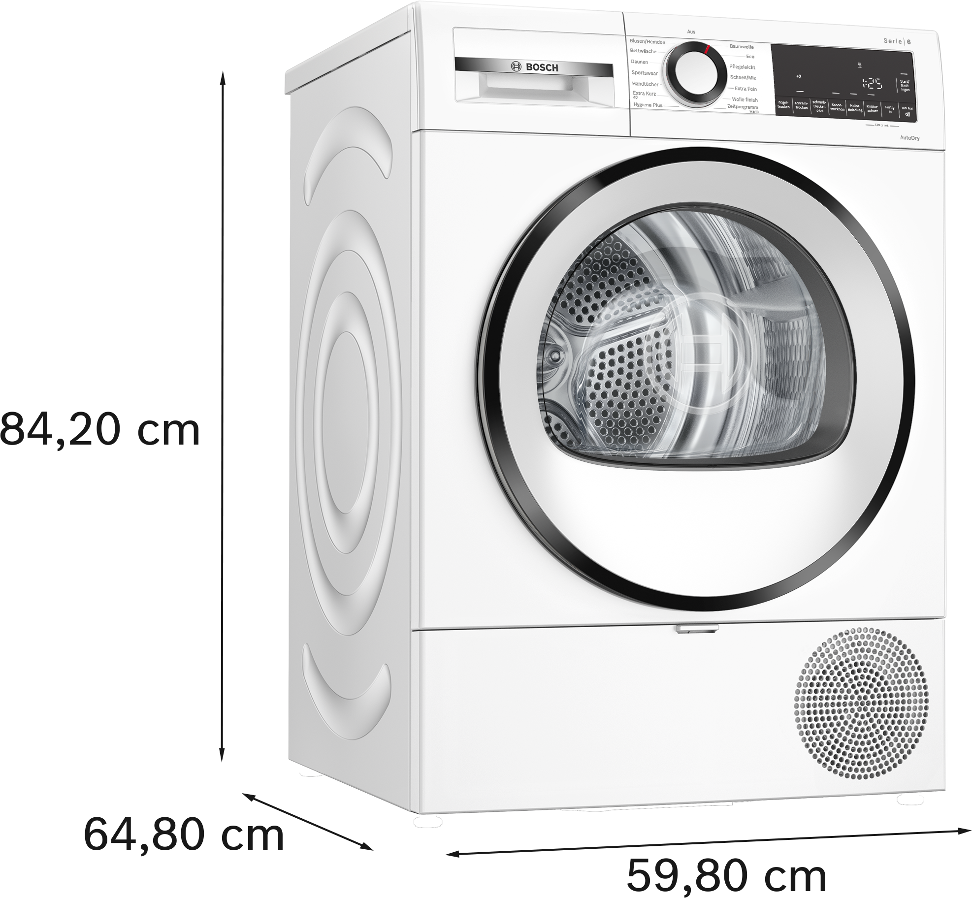 BOSCH Wärmepumpentrockner »WQG233D01« Serie 6