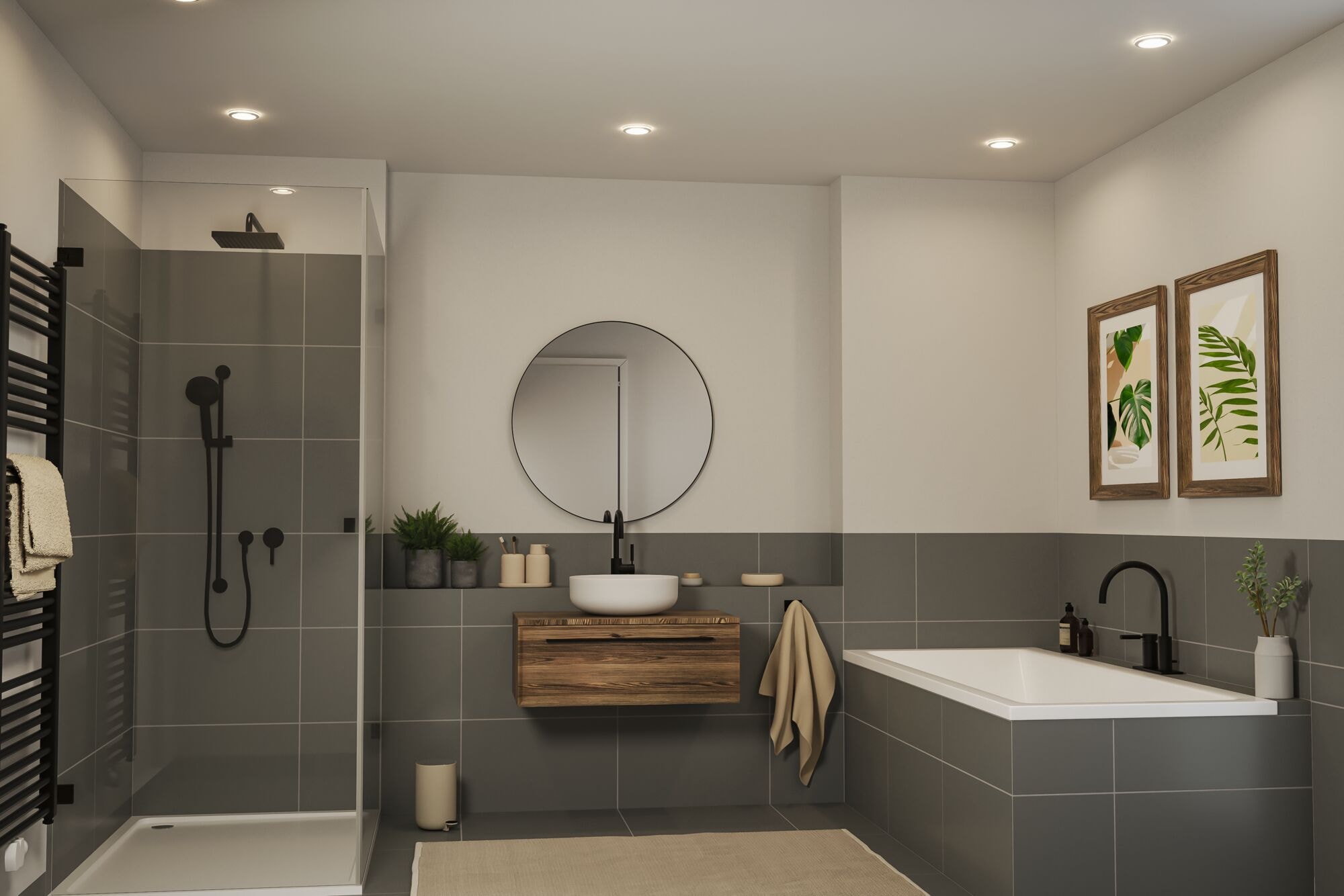 Paulmann LED Einbauleuchte »LED Einbauleuchte Sormus IP65 rund 100mm« 3 Stk. Warmweiß Memoryfunktion