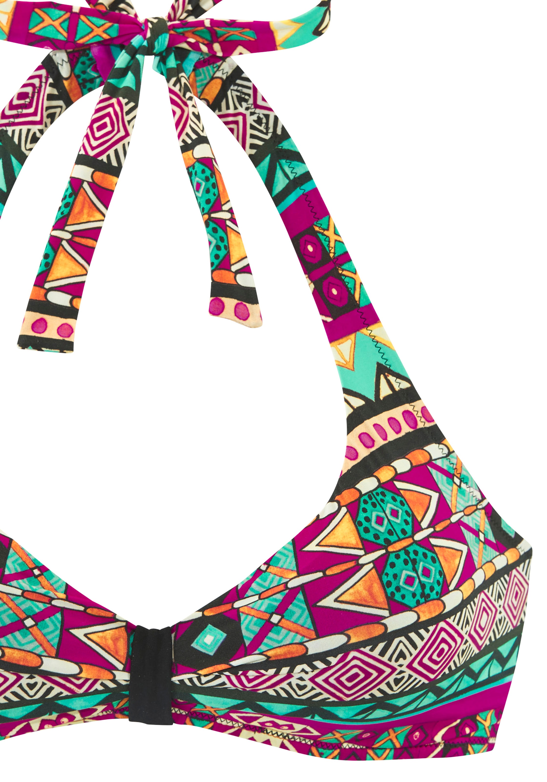 Buffalo Bandeau-Bikini, mit farbenfrohen Design