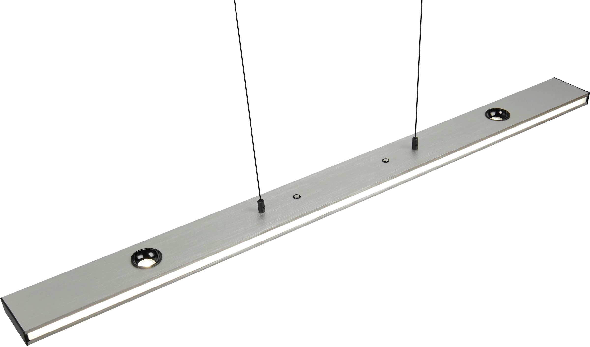 TRIO Leuchten LED Pendelleuchte »GRAHAM, Hängeleuchte höhenverstellbar, dimmbar, Memoryfunktion« LED-Board 1 Stk. Farbwechsler | warmweiß - kaltweiß up-and-down Licht Lichtfarbe einstellbar warm- bis kaltweiß 2300-4000K