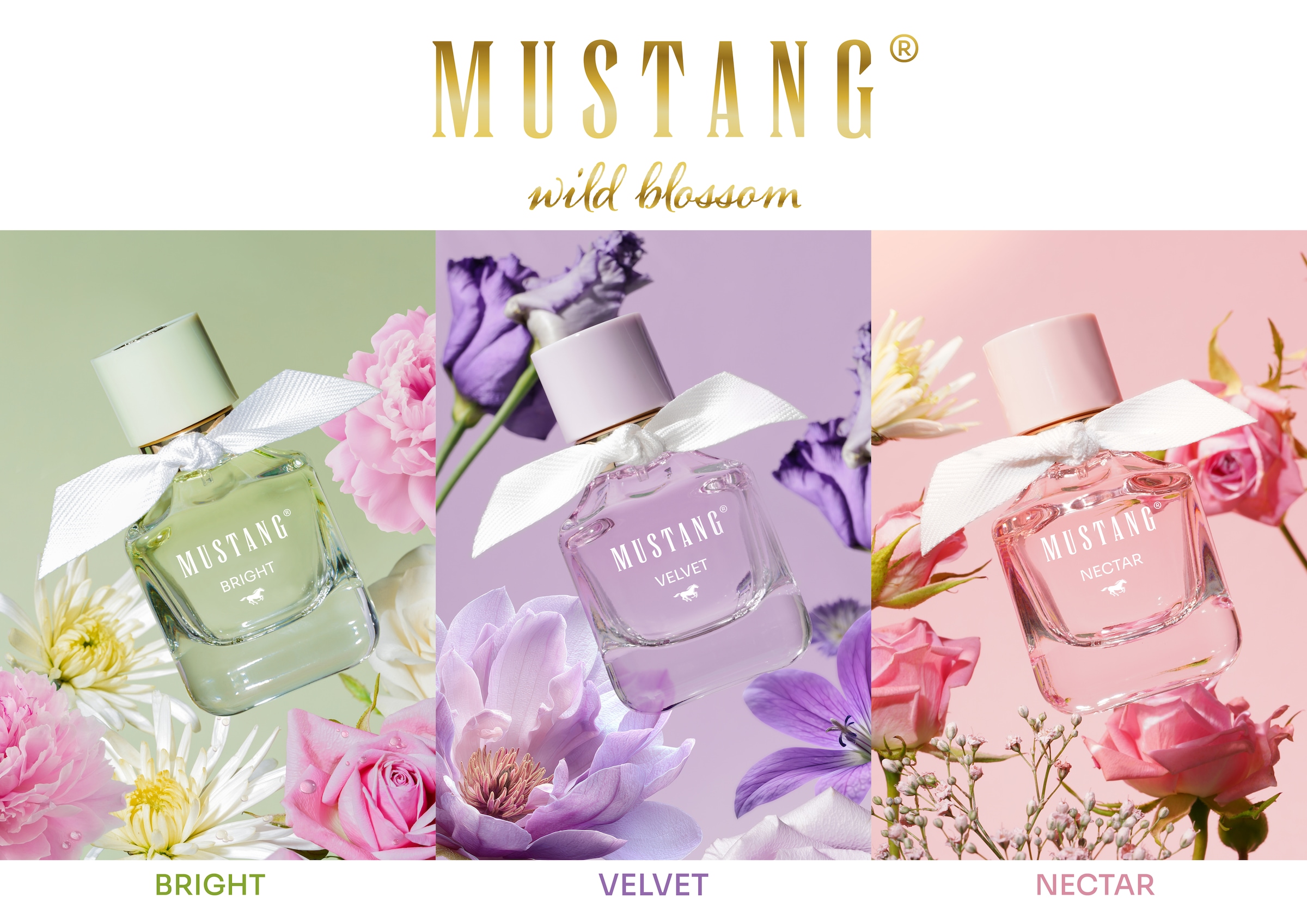 MUSTANG Eau de Parfum »WILD BLOSSOM VELVET FOR HER EDP« 30 ml