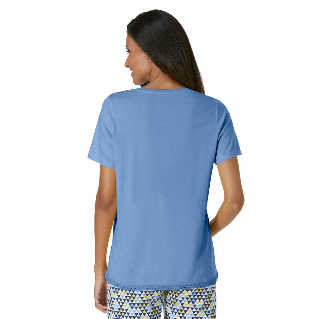 wäschepur Pyjamaoberteil »Schlafanzug-Shirt«, (1 tlg.)