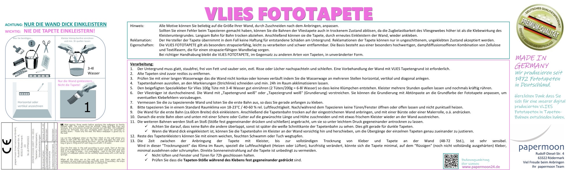 Papermoon Fototapete »Cosmos Flowers«