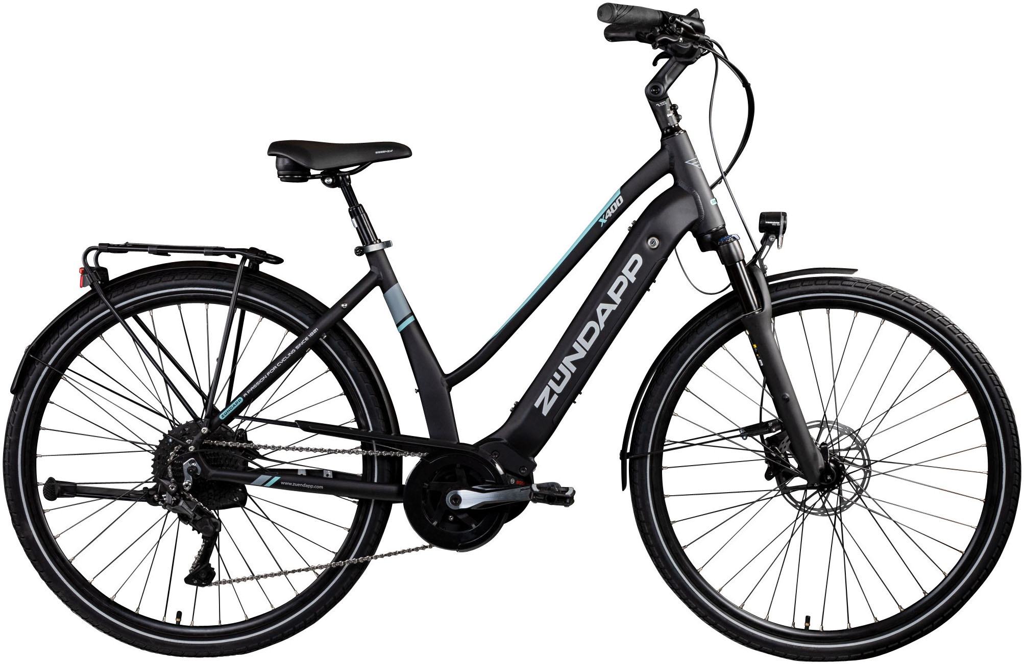Zündapp »X400« 11 Gang Shimano Deore XT Schaltwerk Kettenschaltung Mittelmotor 250 W Pedelec in schwarz, Größe 28 Zoll (71,12 cm)
