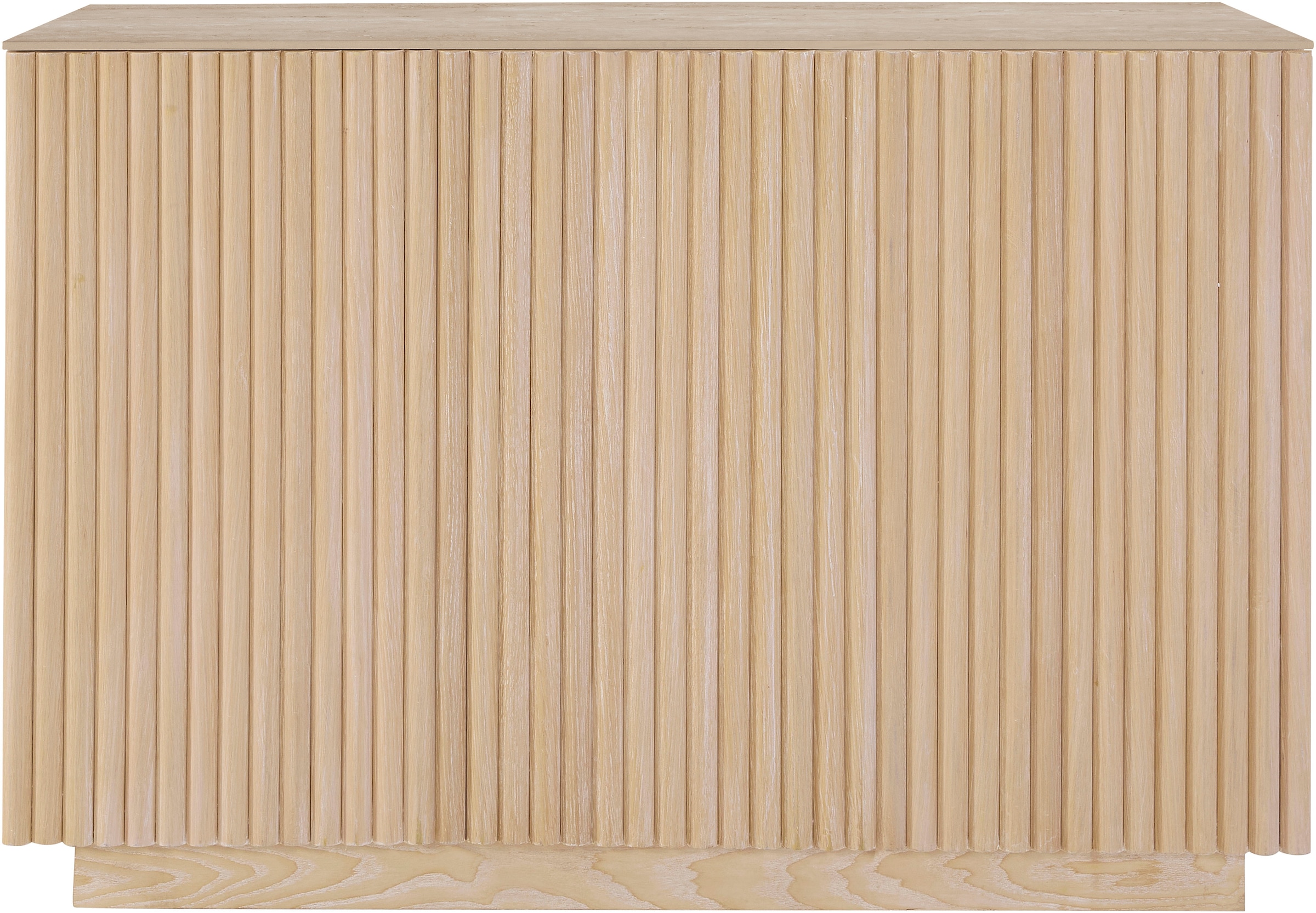 homsy by Ana Johnson Sideboard »Solva« Holzoptik aus Esche, geriffelte Front, Keramikplatte, Breite 119 cm