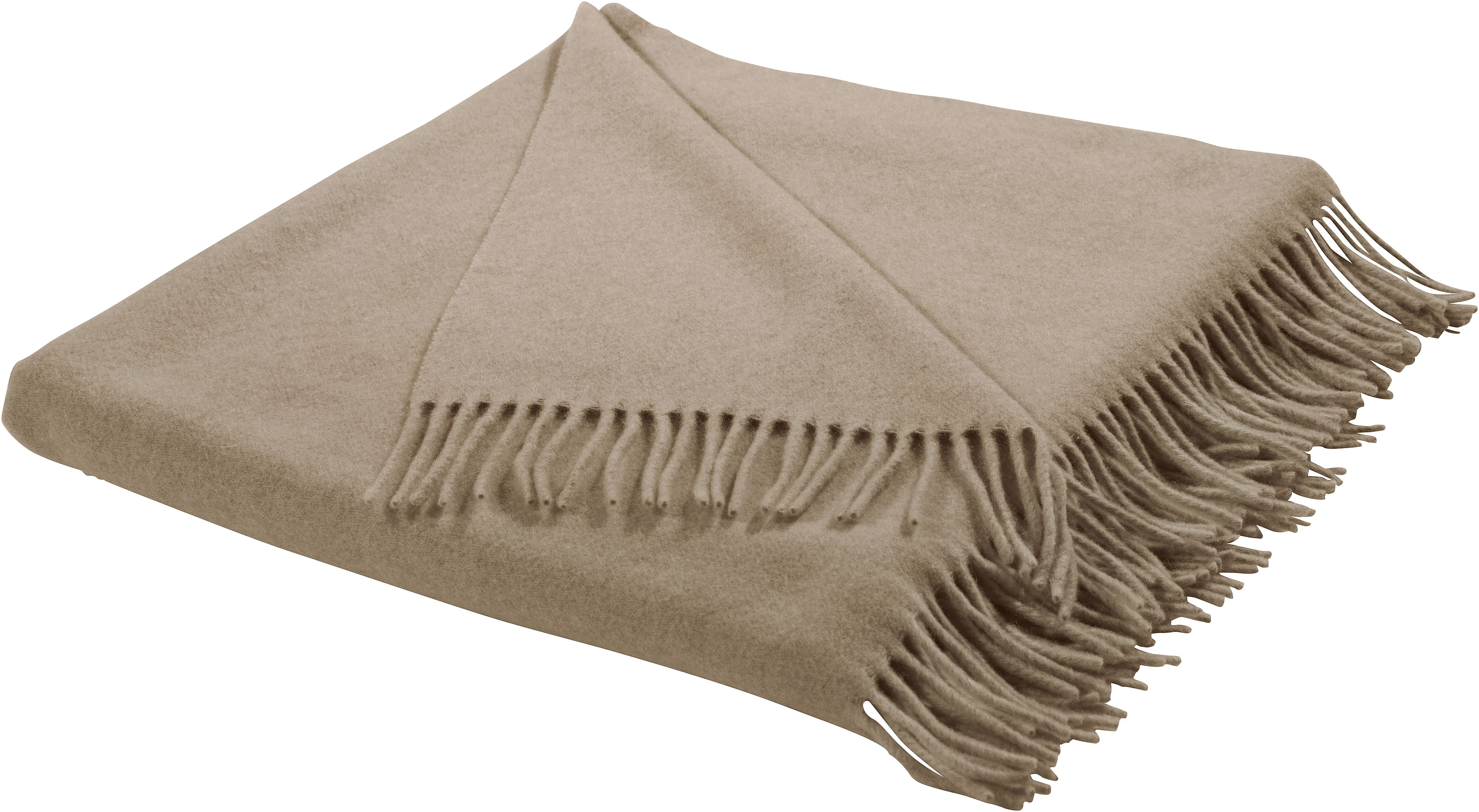 Plaid »Mila«, aus 100% Schurwolle, Kuscheldecke