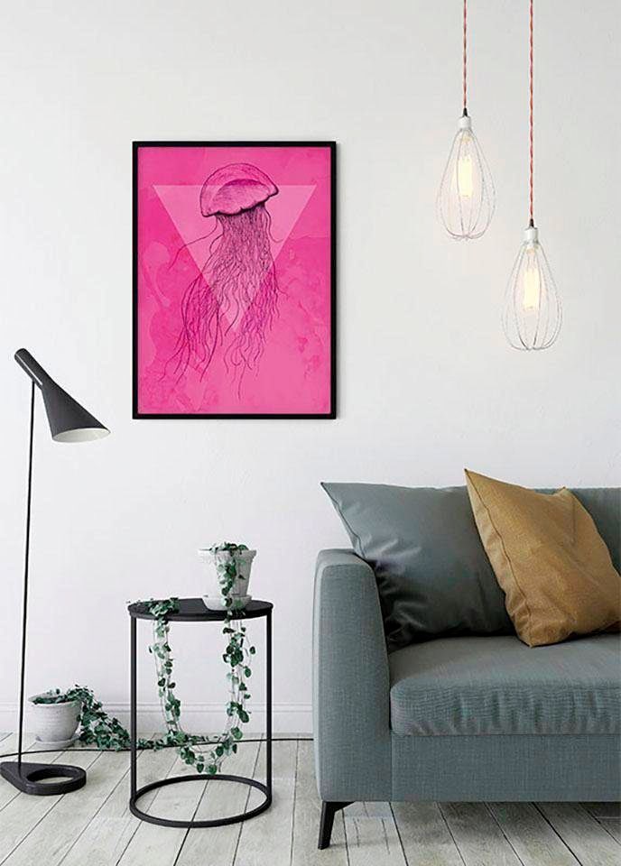 Komar Poster »Jellyfish Pink«, Tiere, Kinderzimmer, Schlafzimmer, Wohnzimmer  online bei OTTO