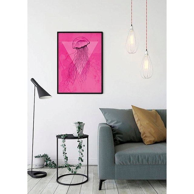 Komar Poster »Jellyfish Pink«, Tiere, Kinderzimmer, Schlafzimmer, Wohnzimmer  online bei OTTO