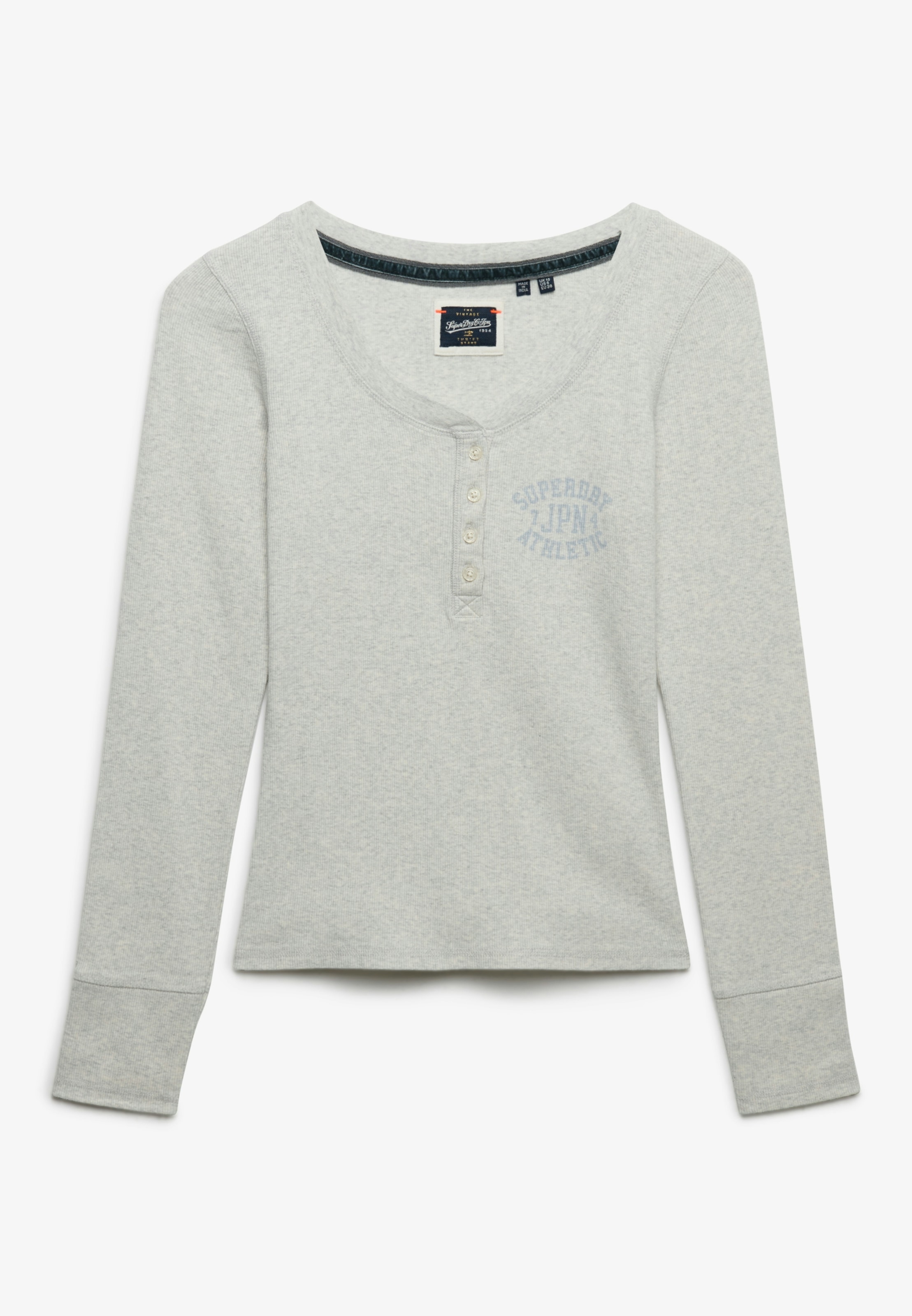 Superdry Langarmshirt »ATHLETIC BUTTON DOWN LS TOP« Baumwolle, skinny fit