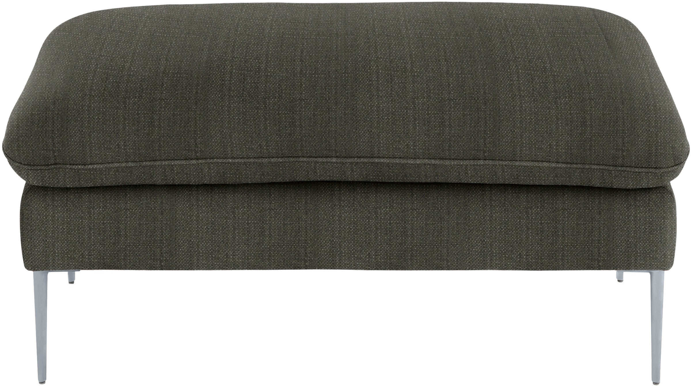 W.SCHILLIG Hocker »enjoy&MORE«, Füße silber matt, Breite 106 cm