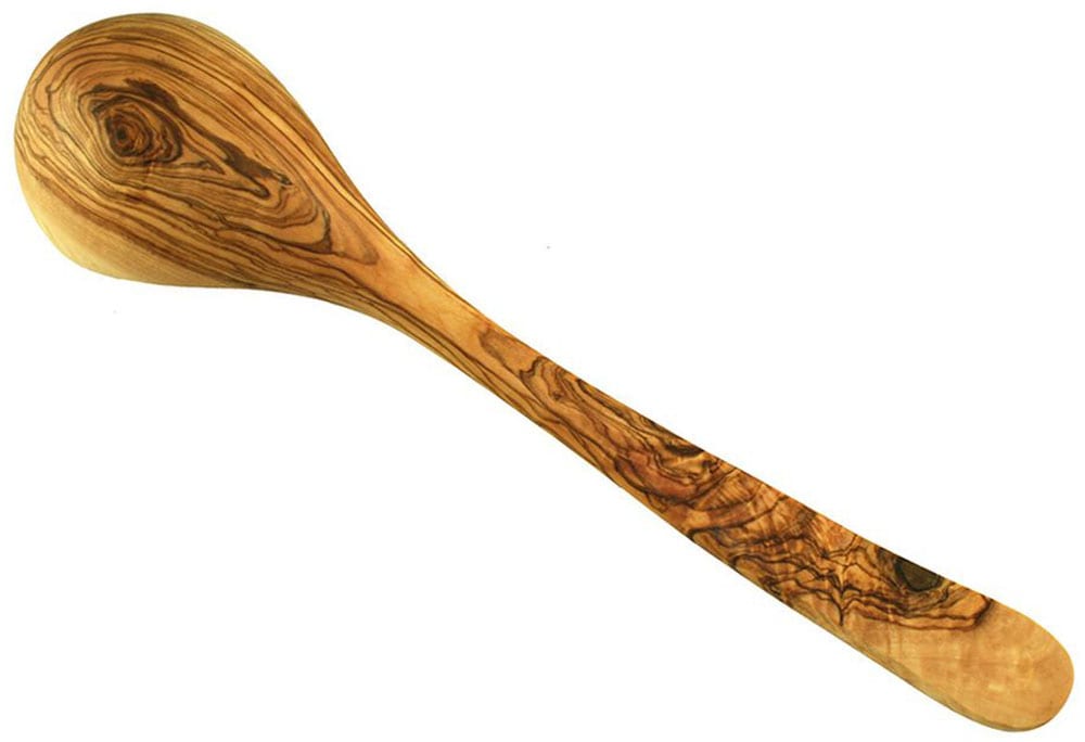 Olivenholz-erleben Schöpflöffel »Suppenkelle aus naturbelassenem Olivenholz«, (1 tlg.), Länge 30 cm, Nachhaltiges Naturprodukt, geschmacksneutral