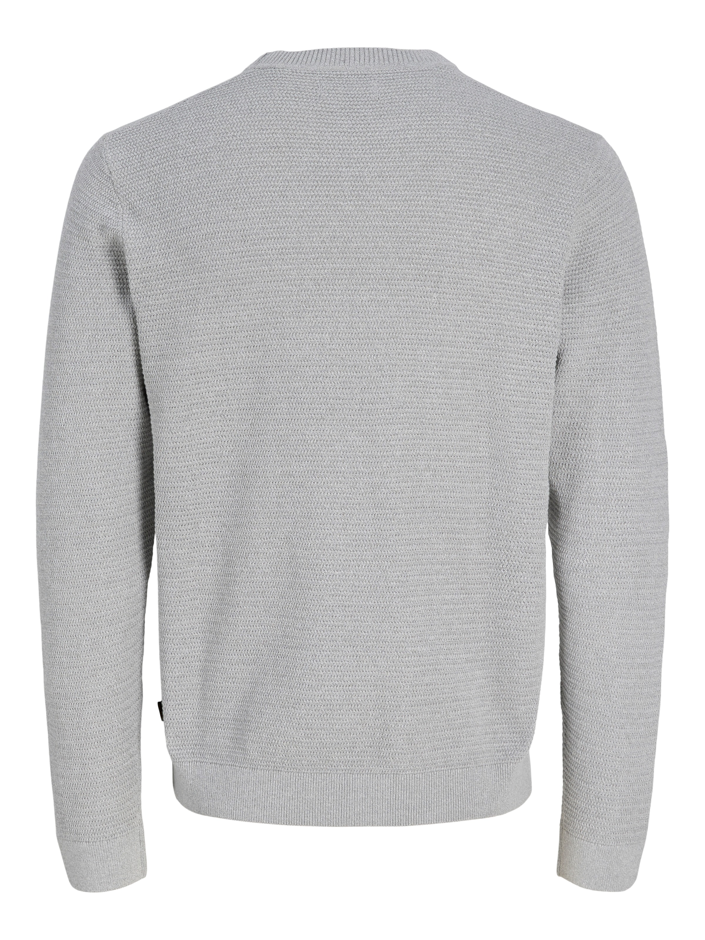 Jack & Jones Rundhalspullover »JPRBLURILEY KNIT CREW NECK LS SN« Baumwolle, regular fit