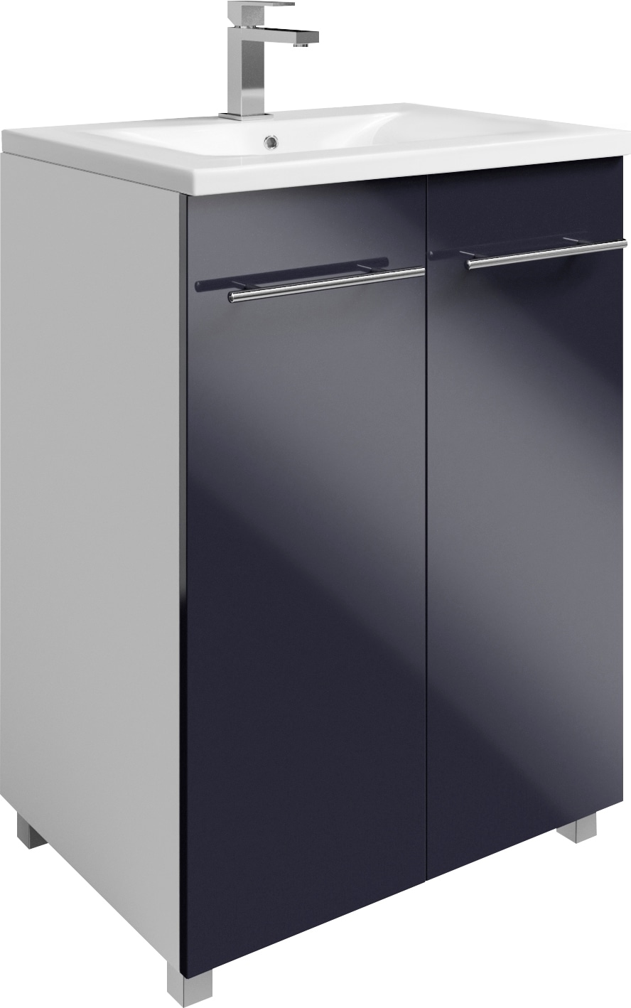 welltime Waschtisch »BAJA«, Badmöbel inkl. Keramikwaschbecken, Breite 60cm