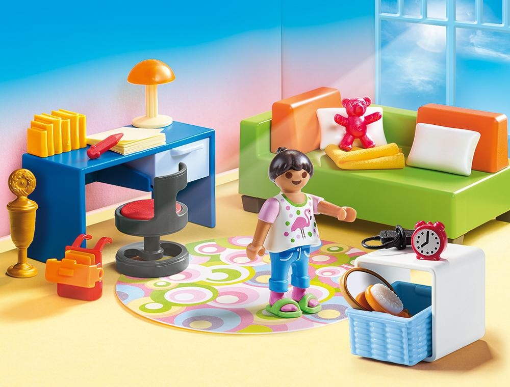 Playmobil® Konstruktions-Spielset »Jugendzimmer (70209), Dollhouse«, (43 St.), Made in Germany