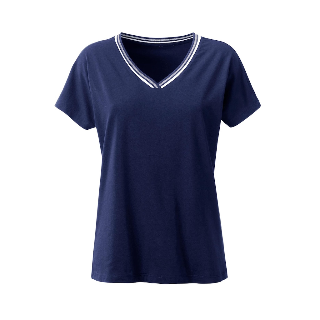 Classic Basics V-Shirt »Shirt«, (1 tlg.)