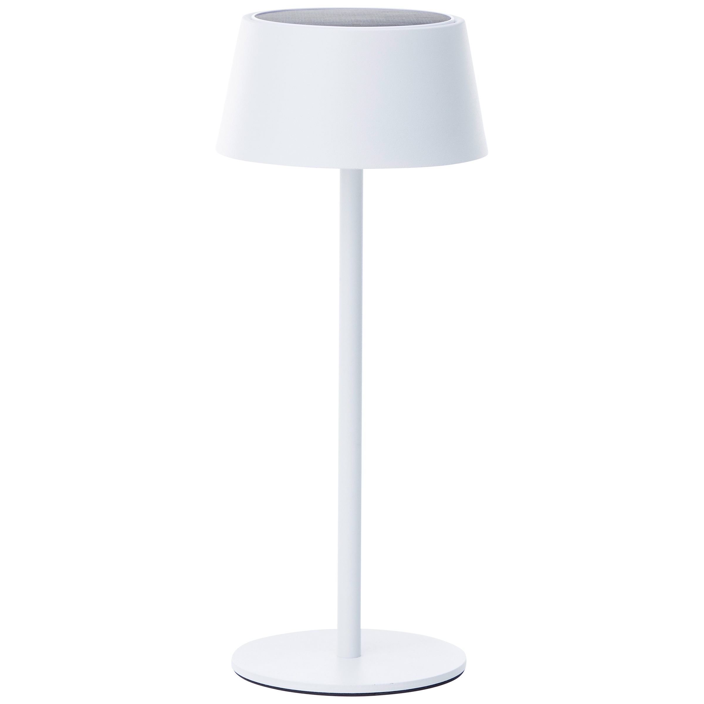 Brilliant LED Außen-Tischleuchte »Picco«, Solar und per USB ladbar, 30 cm, 300 lm, 3000 K, IP44, Metall, weiß