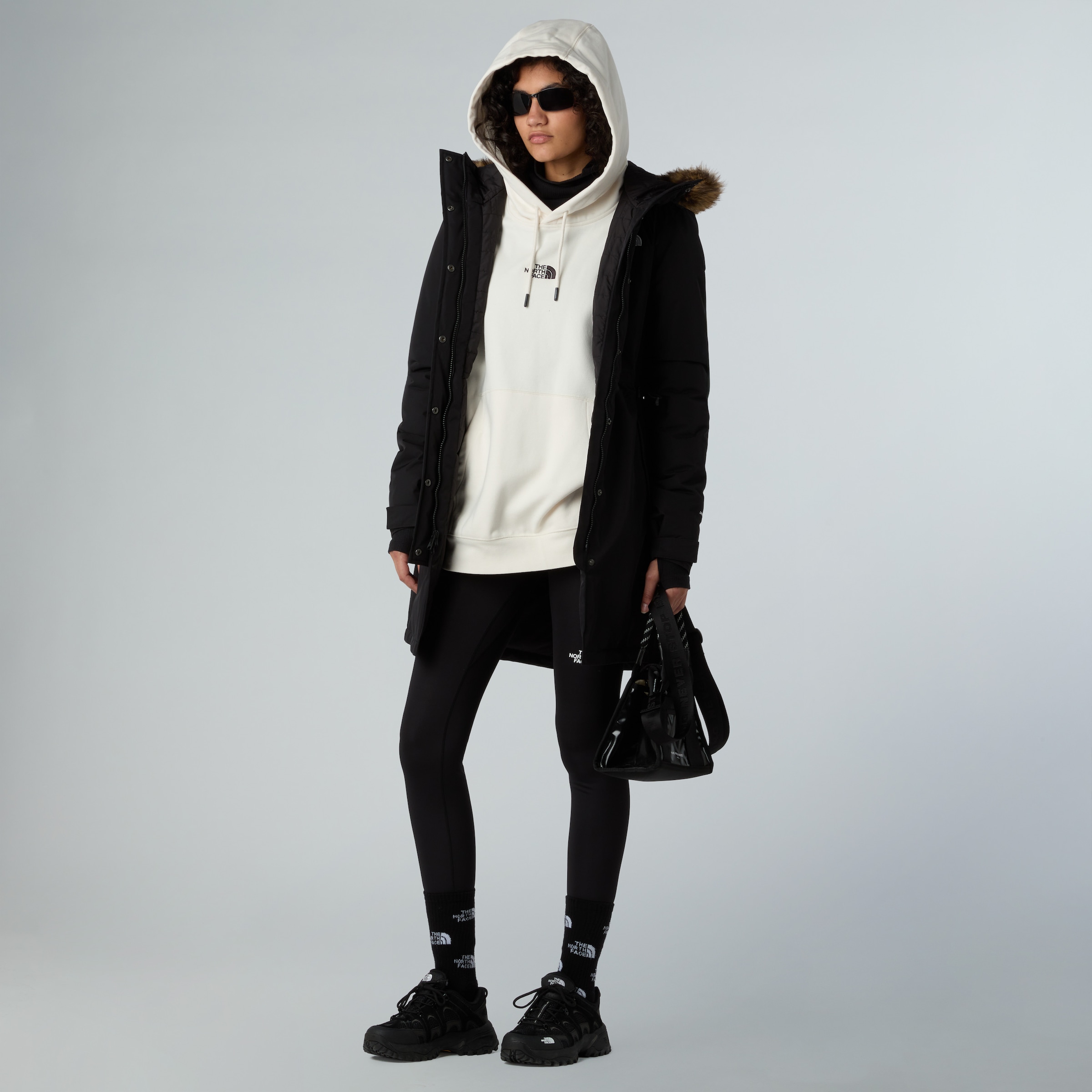 The North Face Kurzmantel »W ZANECK PARKA« mit 2-Wege-Reißverschluss, atmungsaktiv, winddicht, wasserdicht