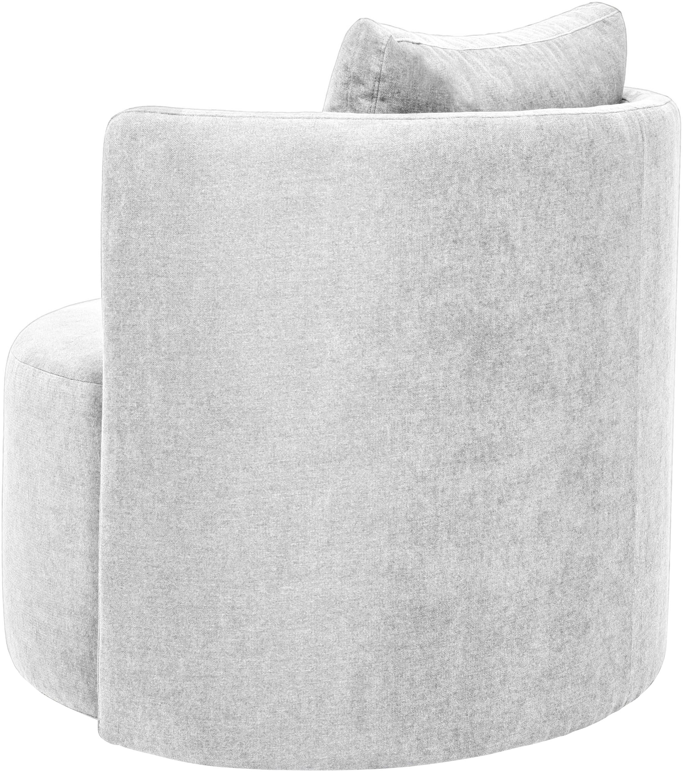 andas Sessel mit wendbarem Rückenkissen, auch in recyceltem Stoff erhältlich