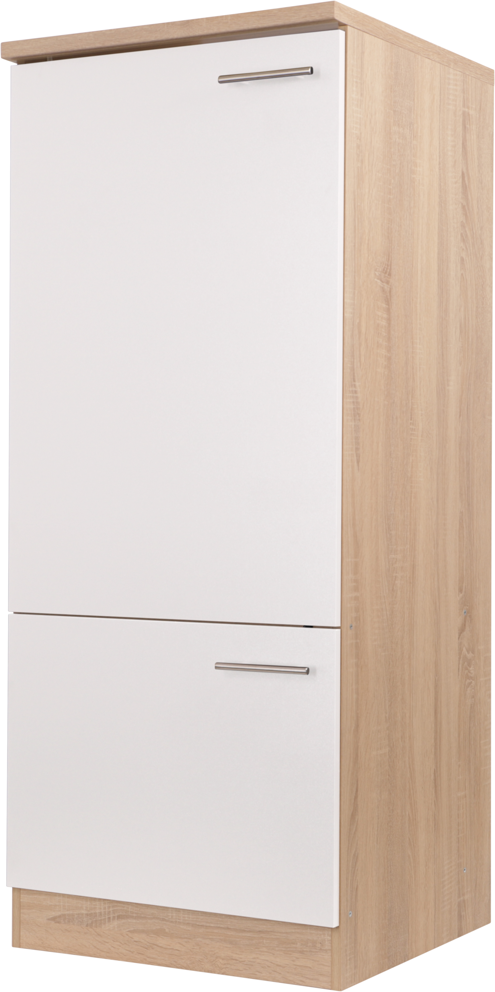 RESPEKTA Kühlumbauschrank »Merle« Breite 60 cm, Türen wechselseitig anschlagbar, Griffe aus Metall