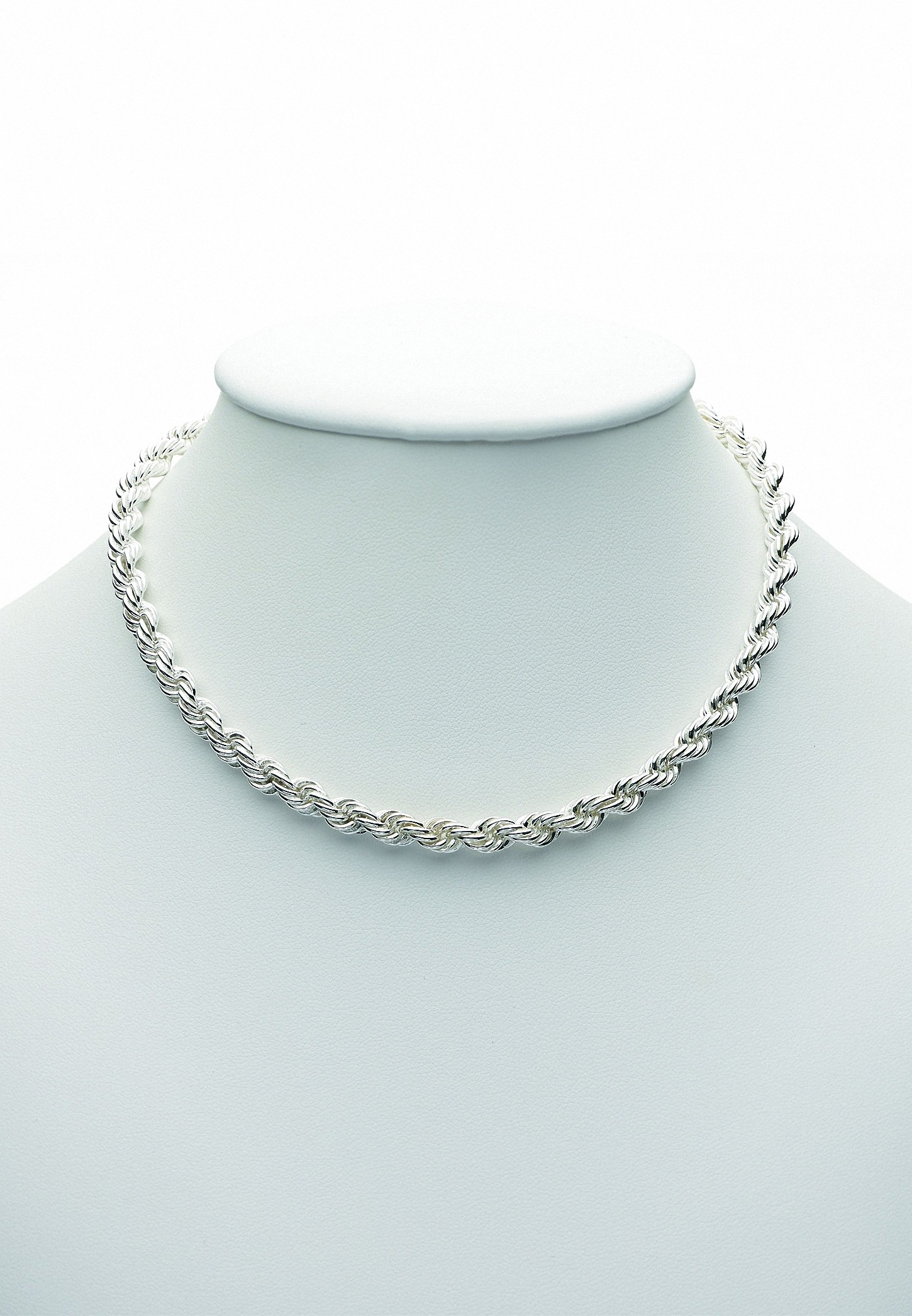 Adelia´s Silberkette »925 Silber Kordel Halskette 45 cm Ø 5,5 mm«