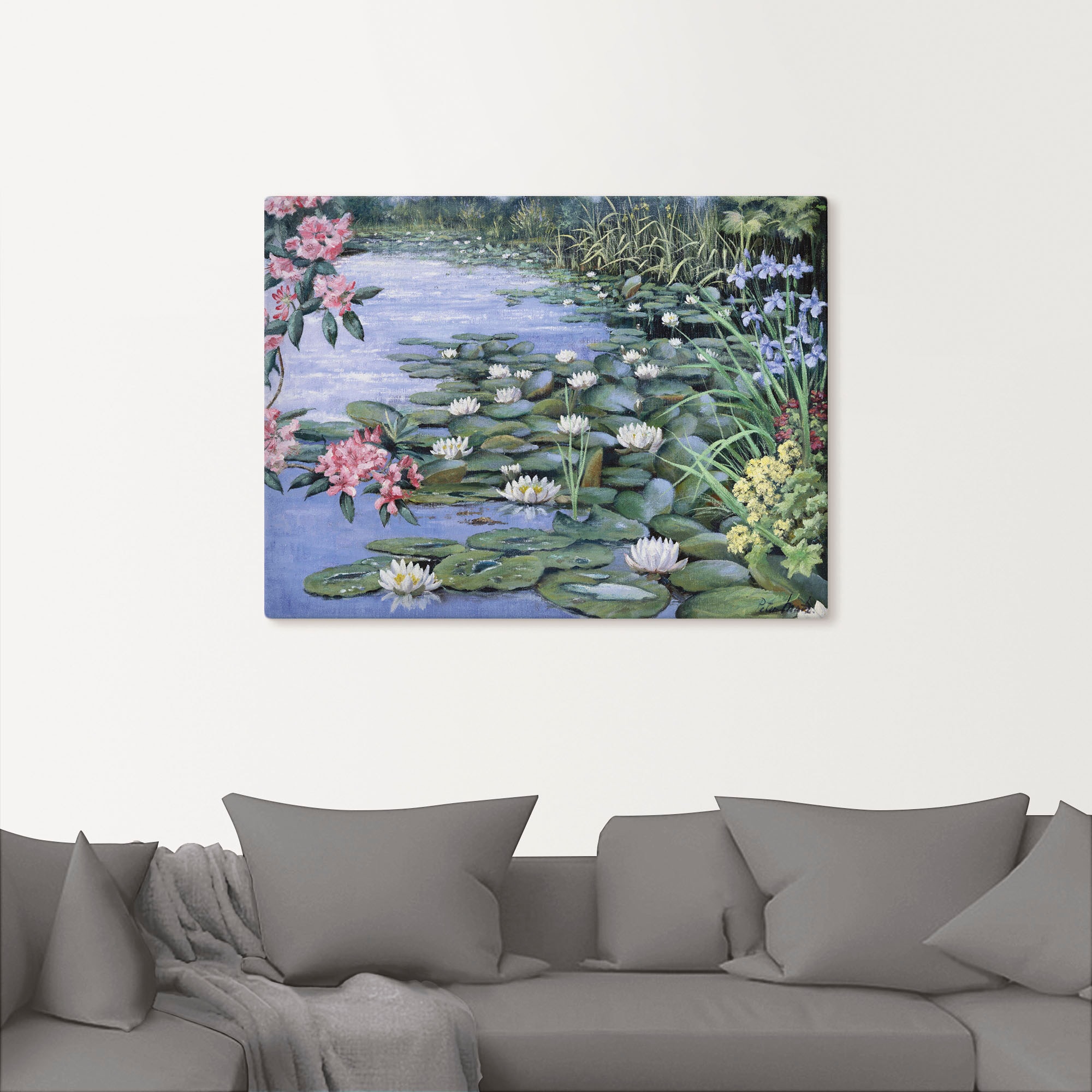 Artland Leinwandbild »Der See« Gewässer 1 Stk. tlg. auf Holzrahmen gespannt