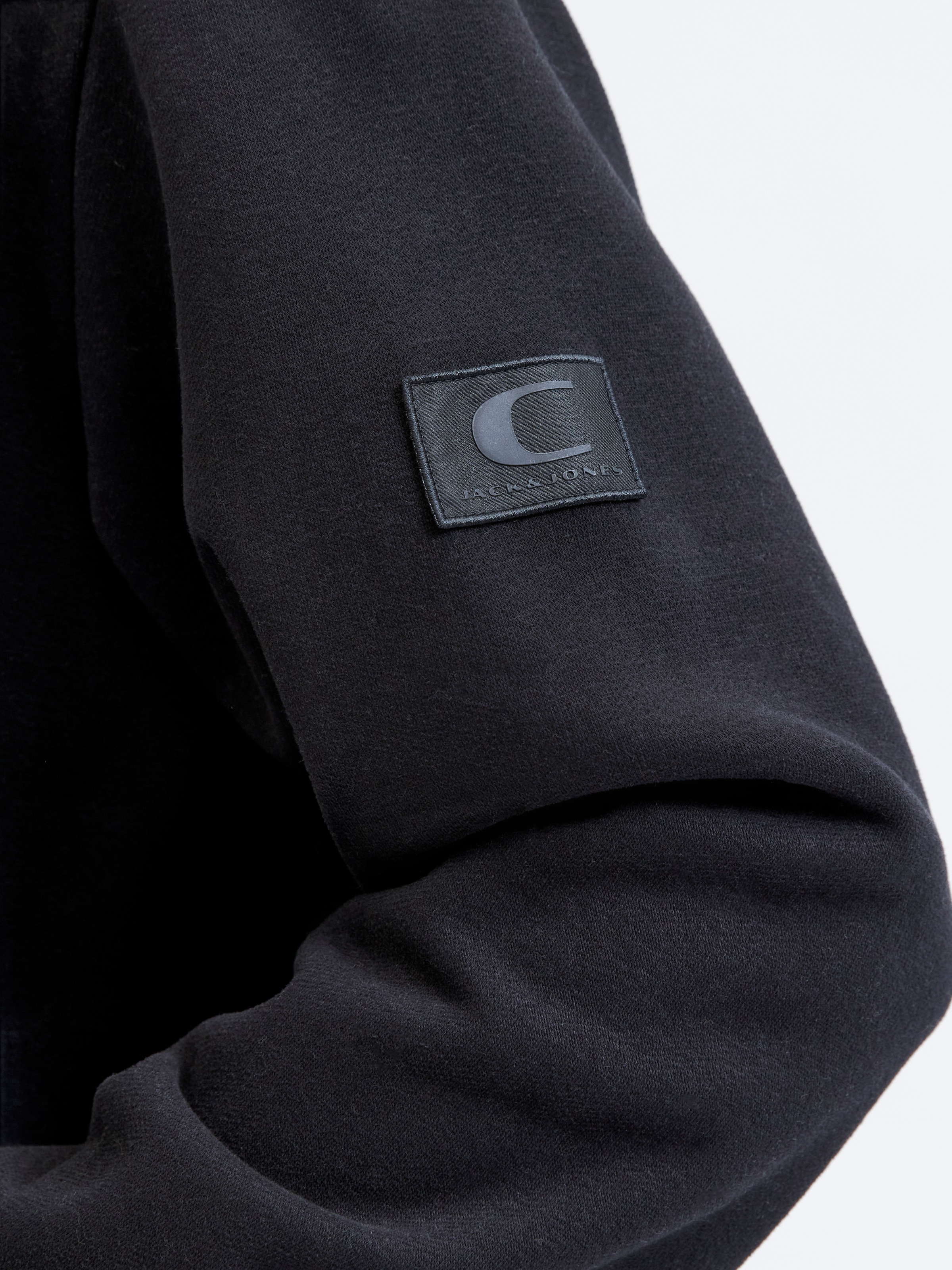 Jack & Jones Kapuzensweatshirt »JCOPOINT SWEAT BADGE HOOD BF«
