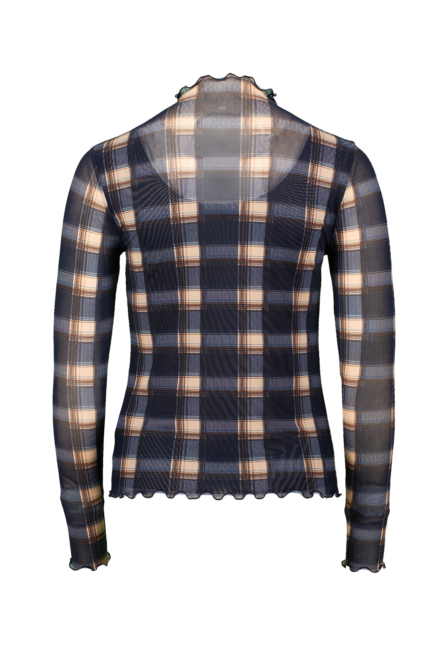 Zero Langarmshirt »Mesh Langarmshirt mit Druck«