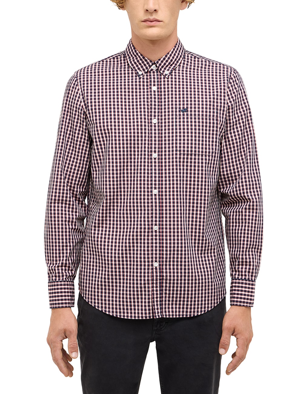 MUSTANG Langarmhemd »Herren Style Chester«