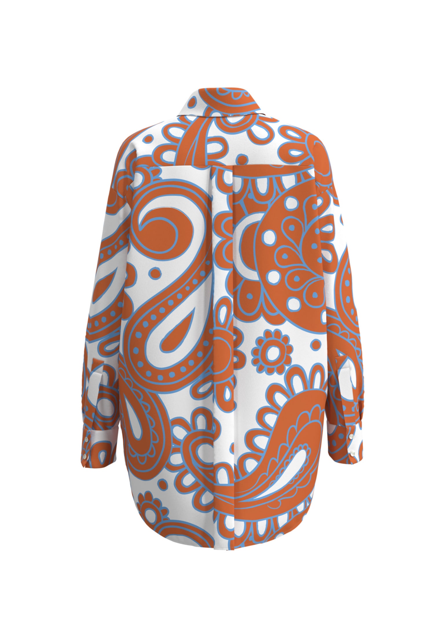 seidensticker Longbluse »Schwarze Rose«, Langarm Kragen Paisley