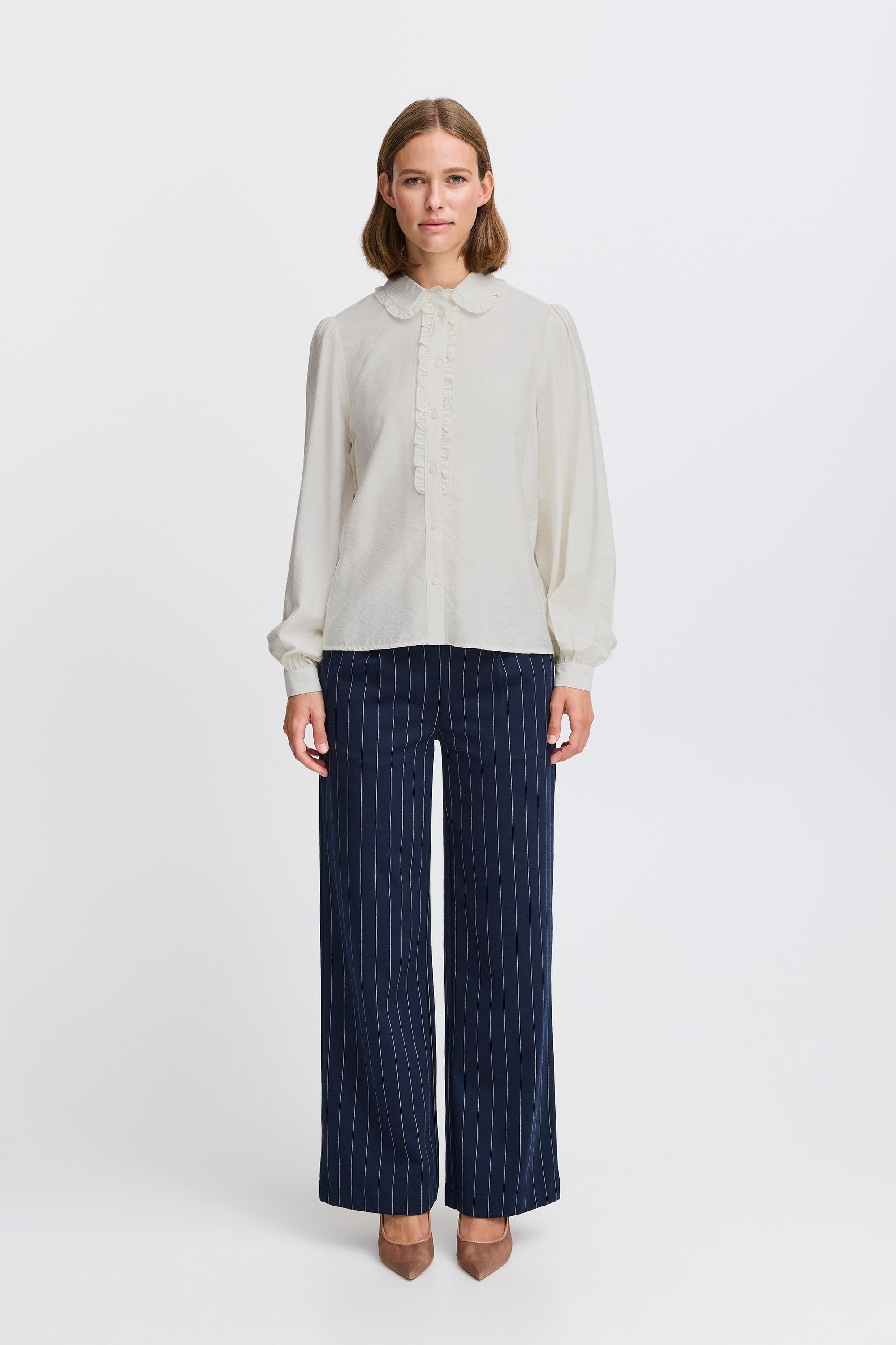 b.young Tunika »Langarmbluse BYIBINE FRILL SHIRT«