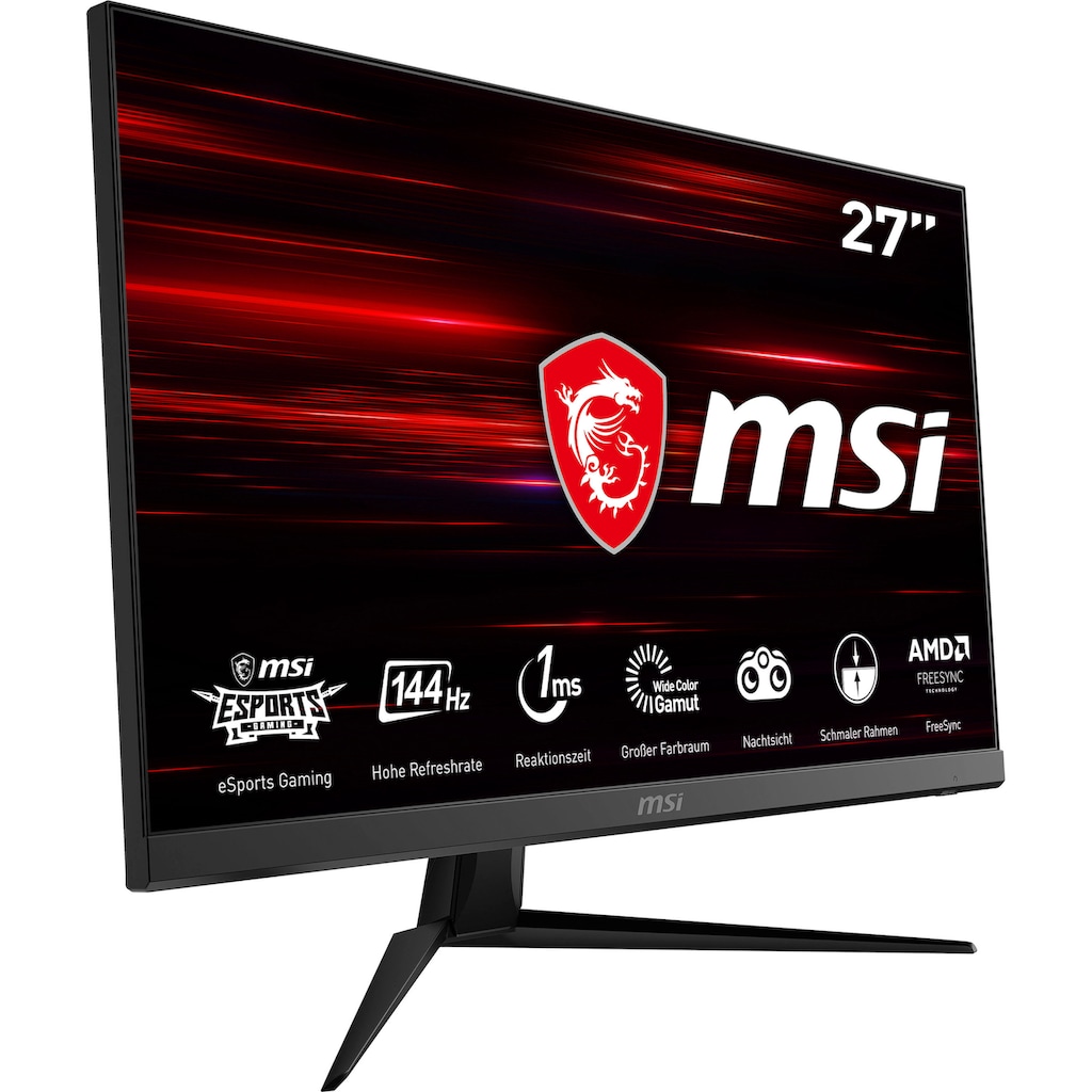 MSI Gaming-Monitor »Optix G271«, 69 cm/27 Zoll, 1920 x 1080 px, Full HD, 1 ms Reaktionszeit, 144 Hz, 3 Jahre Herstellergarantie