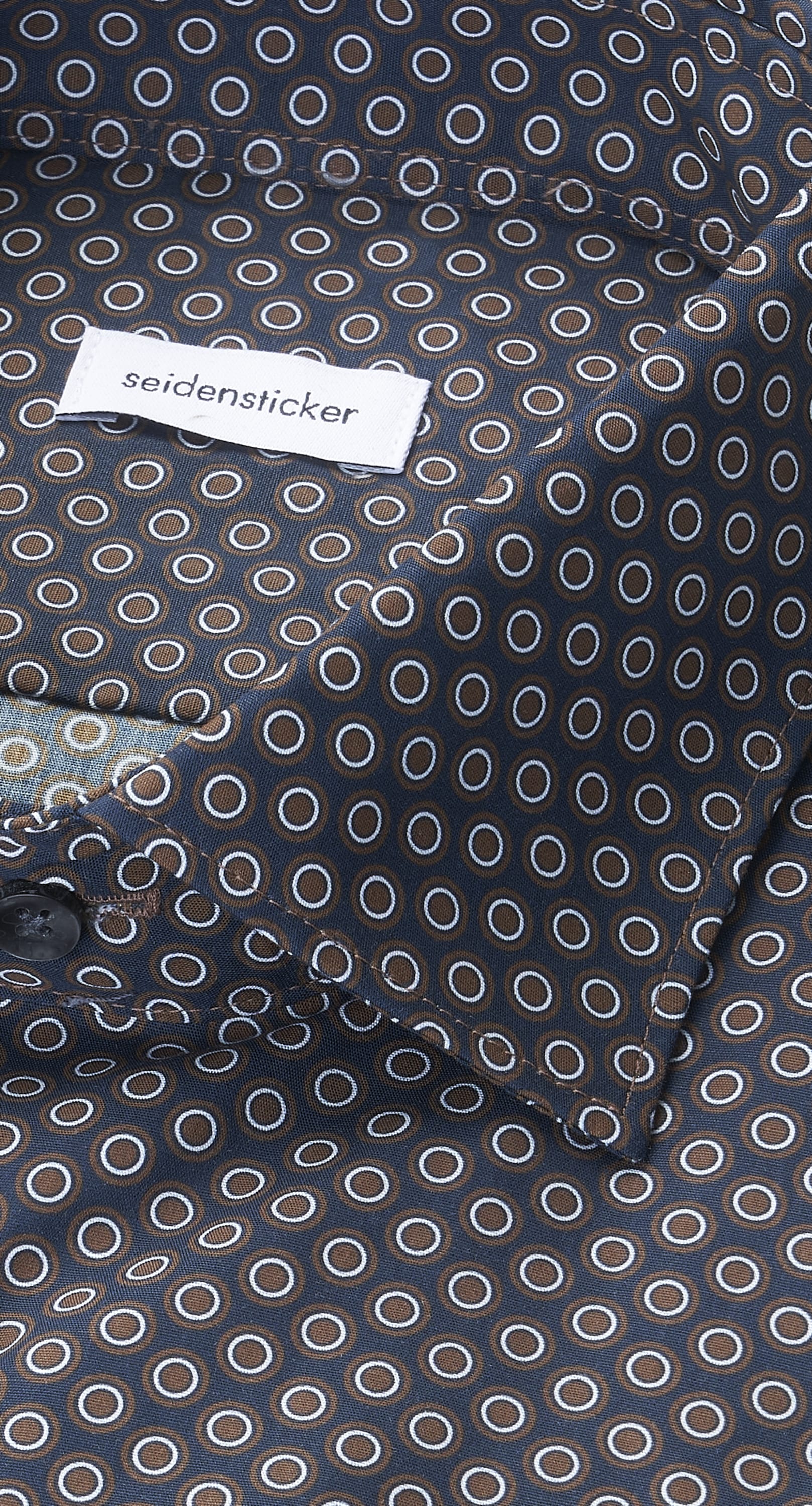 seidensticker Businesshemd »Schwarze Rose« Shaped 1/1 Kentkragen Druck