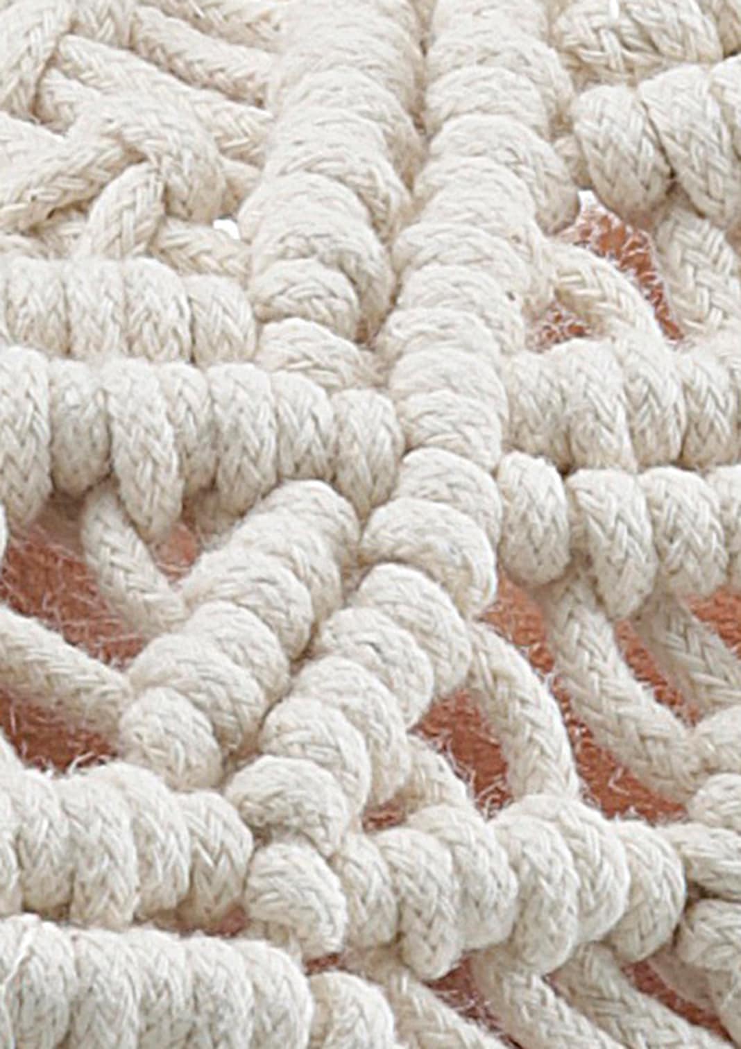 VERBENAS Pantoffel »Raga Knots Digital«, Sommerschuh, Schlappen, Hausschuh in gehäkeltem Look