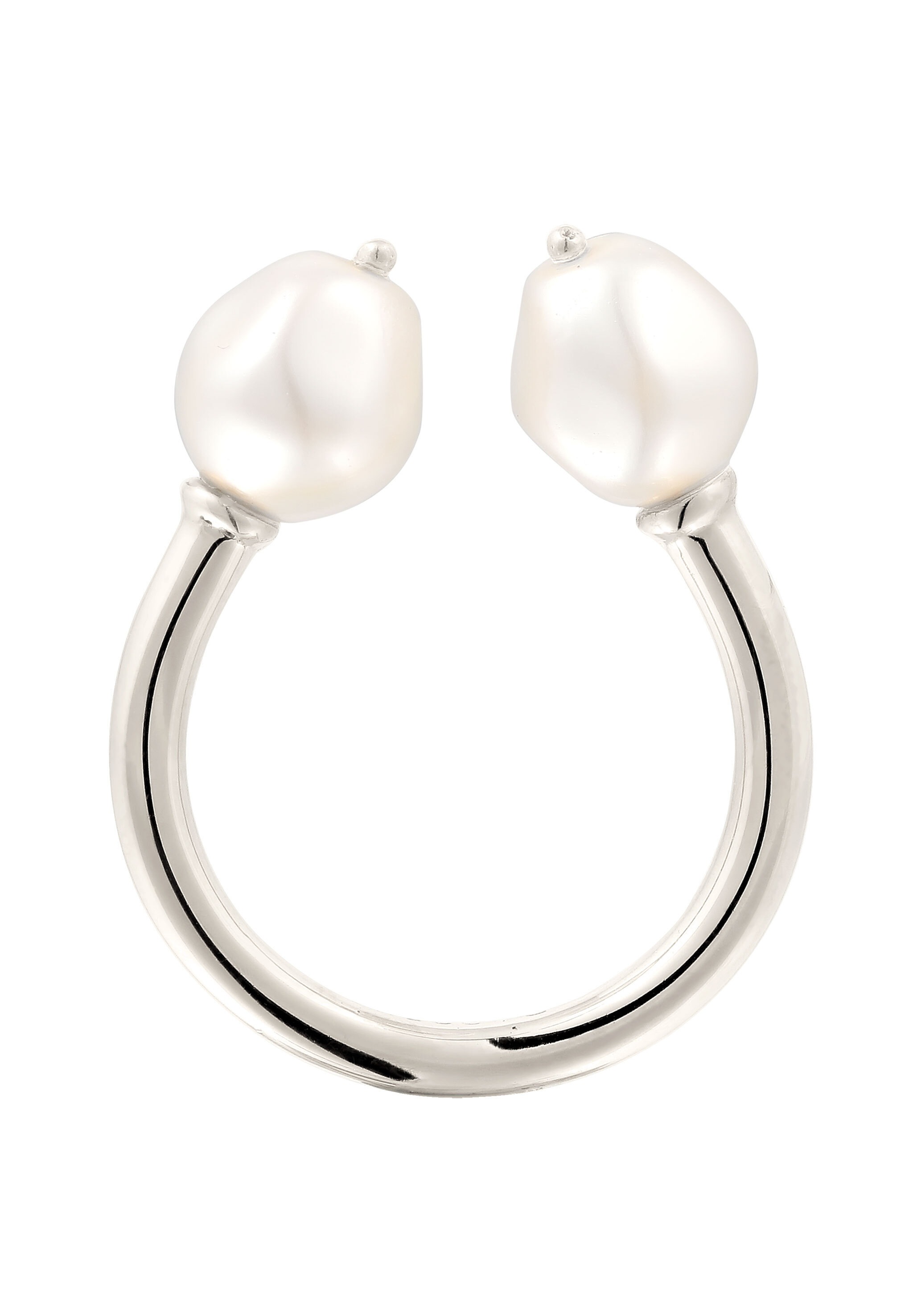 Elli Premium Perlenring »Ring mit Perlen von Swarovski(R) 925 Sterling Silber«