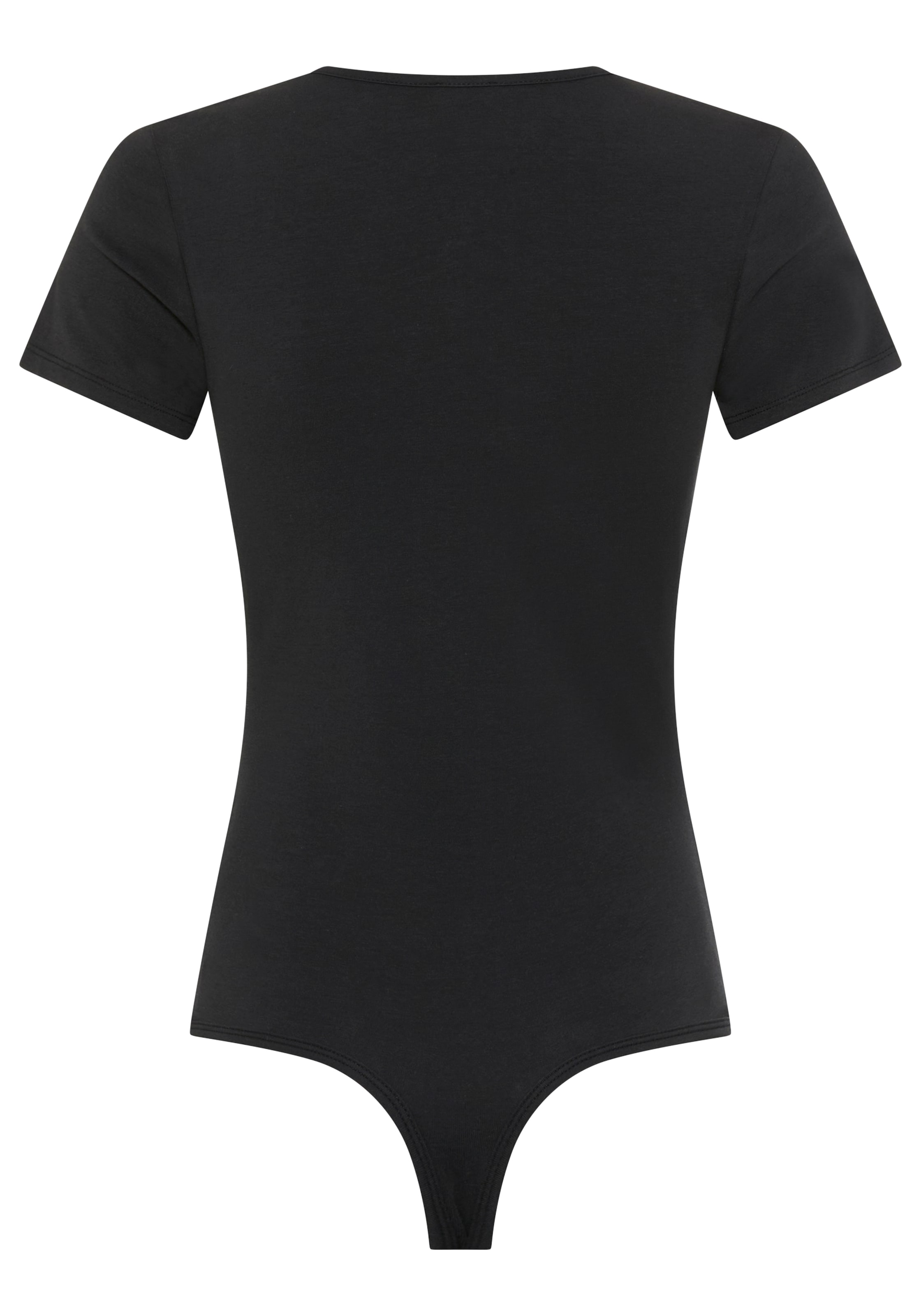 Laura Scott Kurzarmbody im Basic Stil, aus Baumwolle und Elasthan