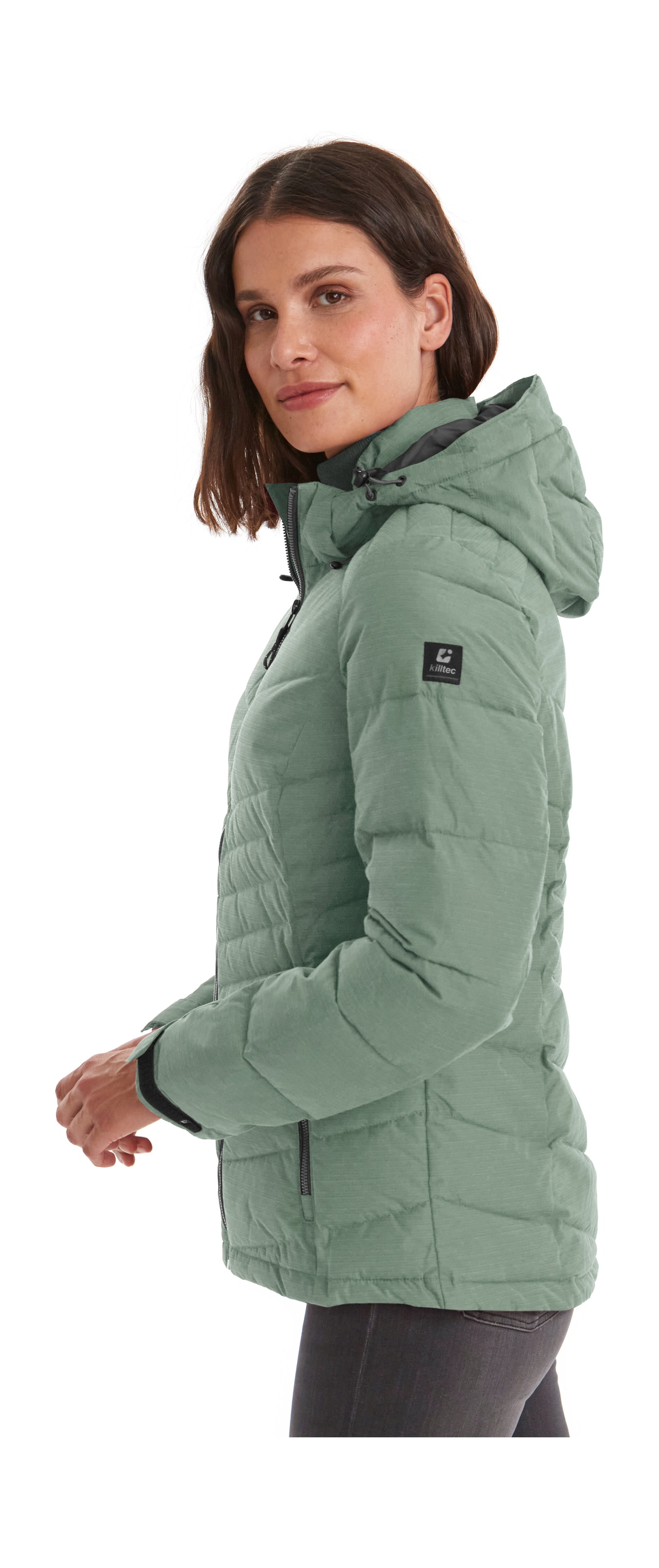 Killtec Steppjacke »KOW 149 WMN QLTD JCKT«, Wasser- und windabweisend, atmungsaktiv, abnehmbare Kapuze