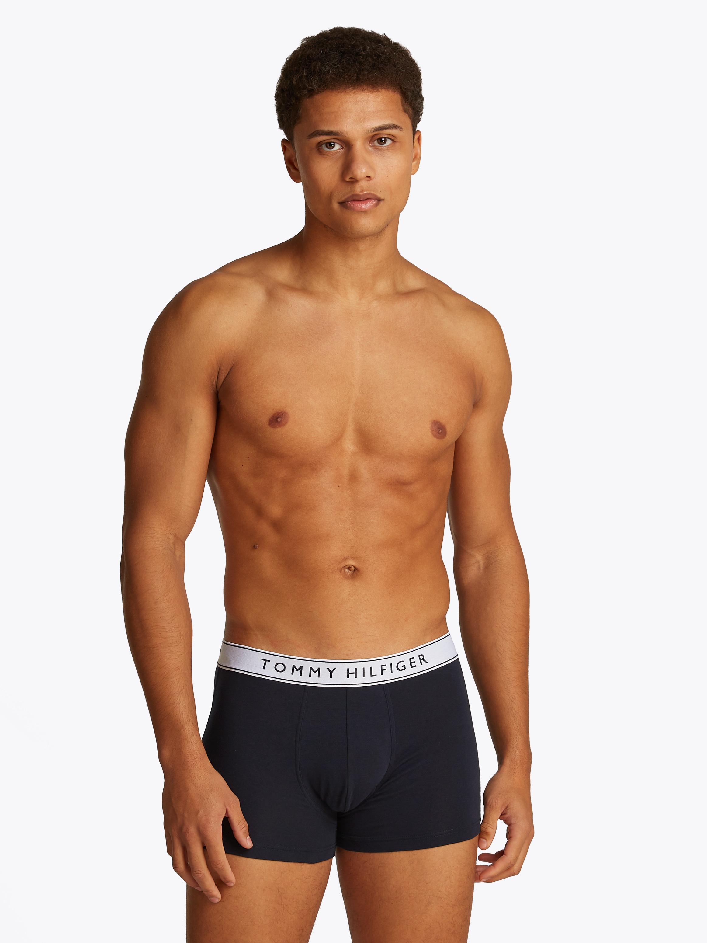 Tommy Hilfiger Underwear Trunk »3P TRUNK WB«, (Packung, 3 St., 3er), mit Logobund