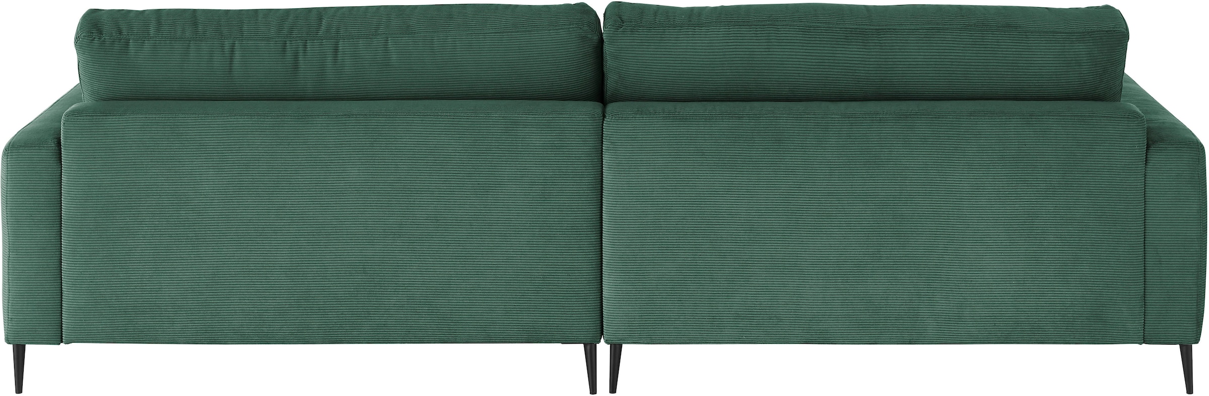 INOSIGN Ecksofa »Downtown, B/T/H: 272/190/84 cm L-Form«, weicher Sitzkomfort auch in Cord und Bouclé, incl. Zierkissen