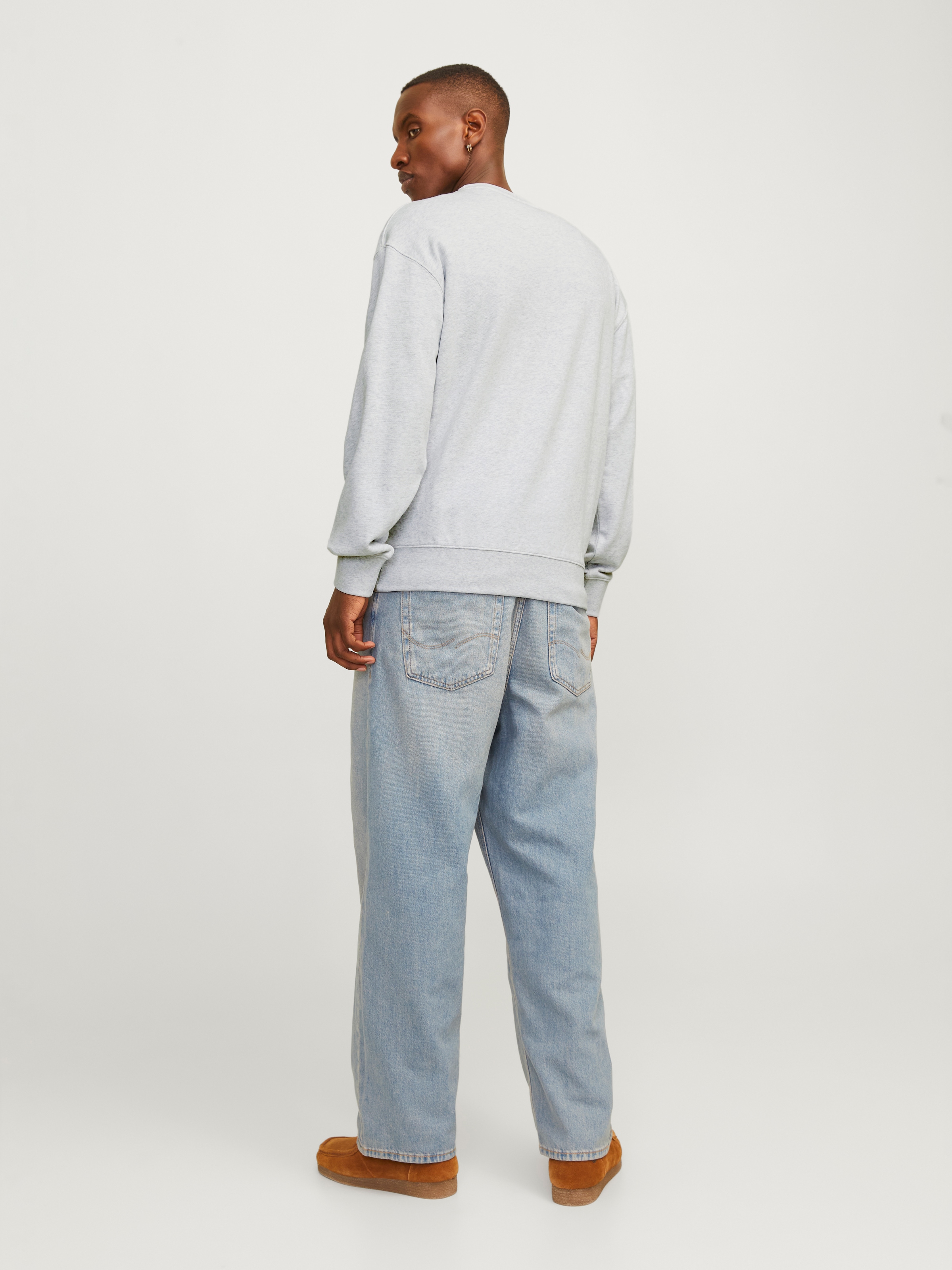 Jack & Jones Sweatshirt »JJECHARGE SWEAT CREW NECK NOOS«, mit Rippbündchen