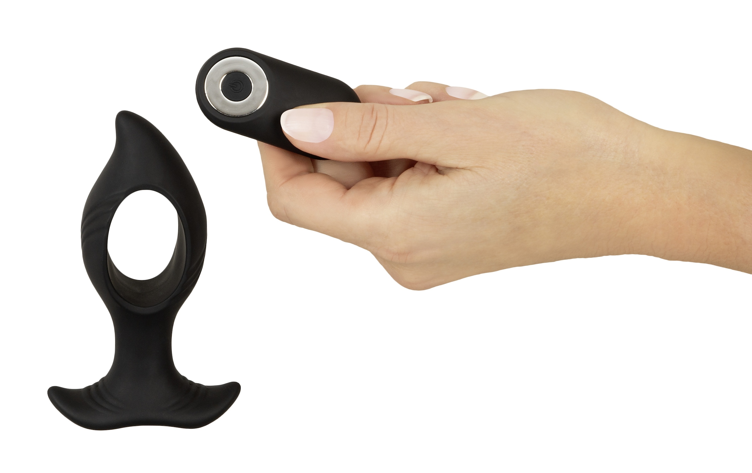 ANOS Anal-Stimulator »Analvibrator RC Butt Plug with a Hole«