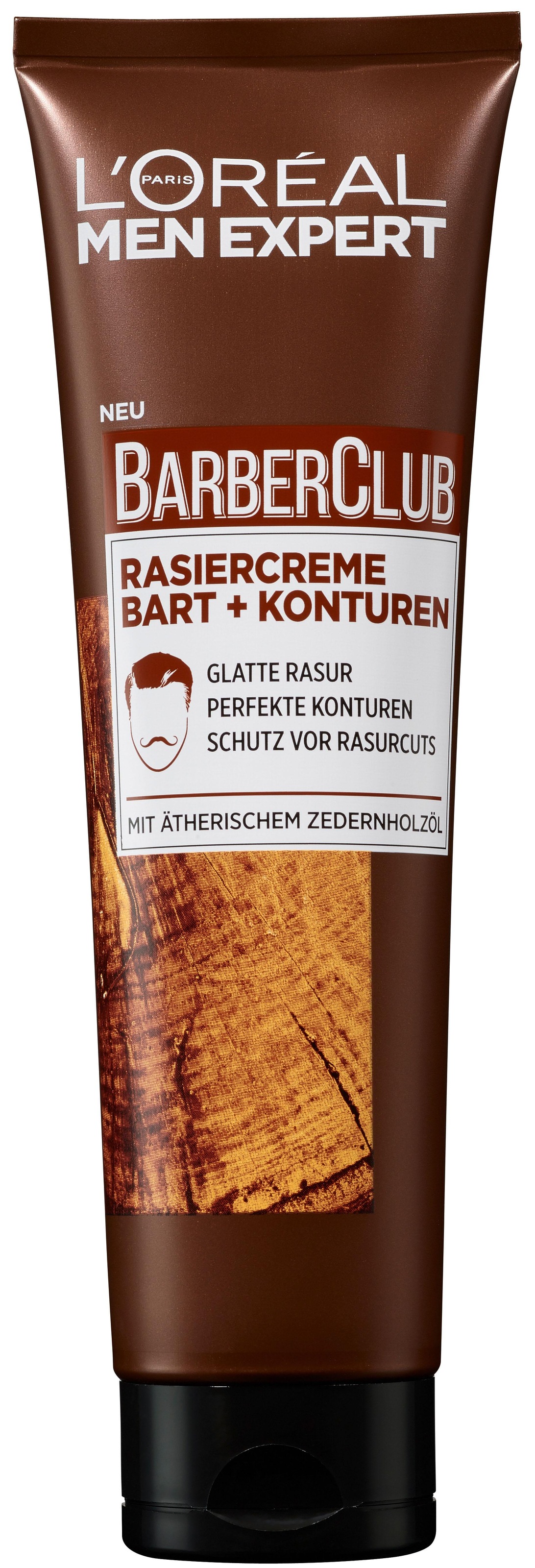 L'ORÉAL PARIS MEN EXPERT Rasiercreme »Barber Club Rasurgel«, dank durchsichtiger Textur perfekt für akkurate & präzise Rasur