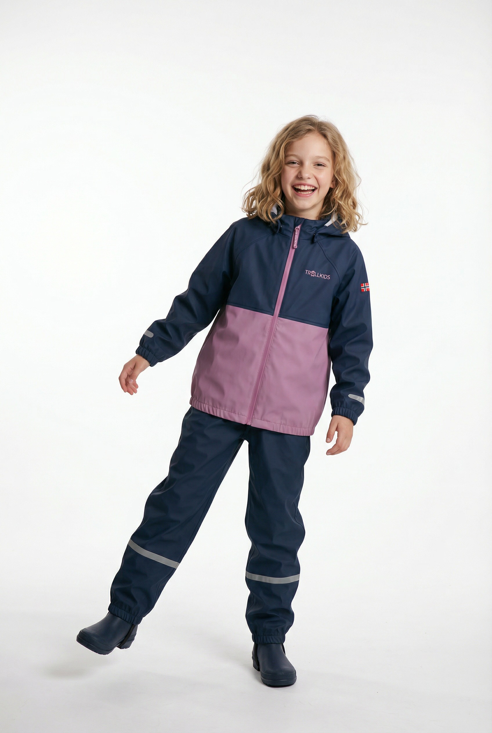 TROLLKIDS Regen- und Matschhose »Kids Odda Rain Set XT«  für Kinder und Jugendliche, 2-teiliges Set, aus Polyester gefertigt