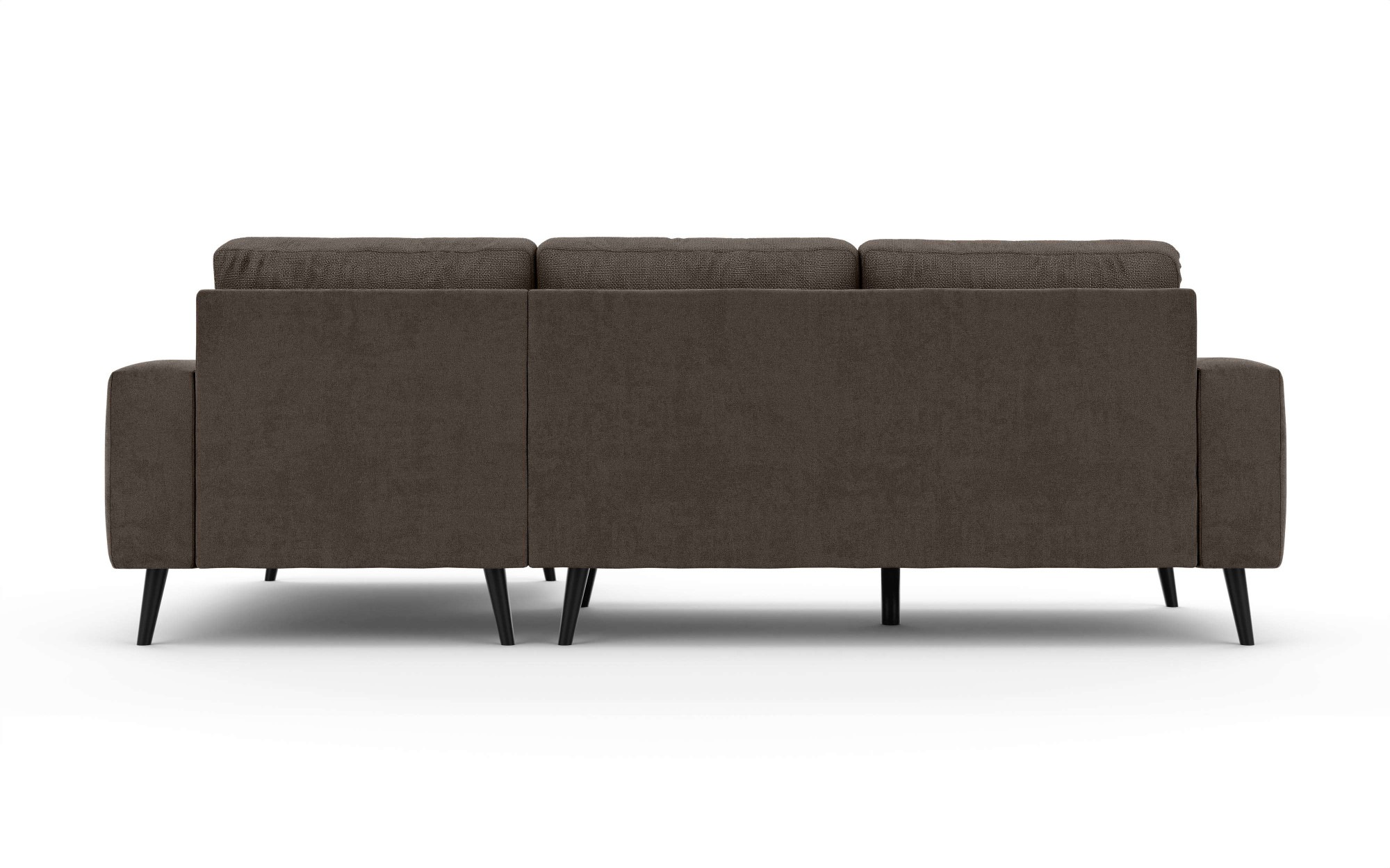 INOSIGN Ecksofa »SERINE mit Recamiere rechts/links bestellbar, Maße B/H/T 253/91/161 cm«, L-Form mit Wellenunterfederung, 3 Rückenkissen, ohne Bettfunktion