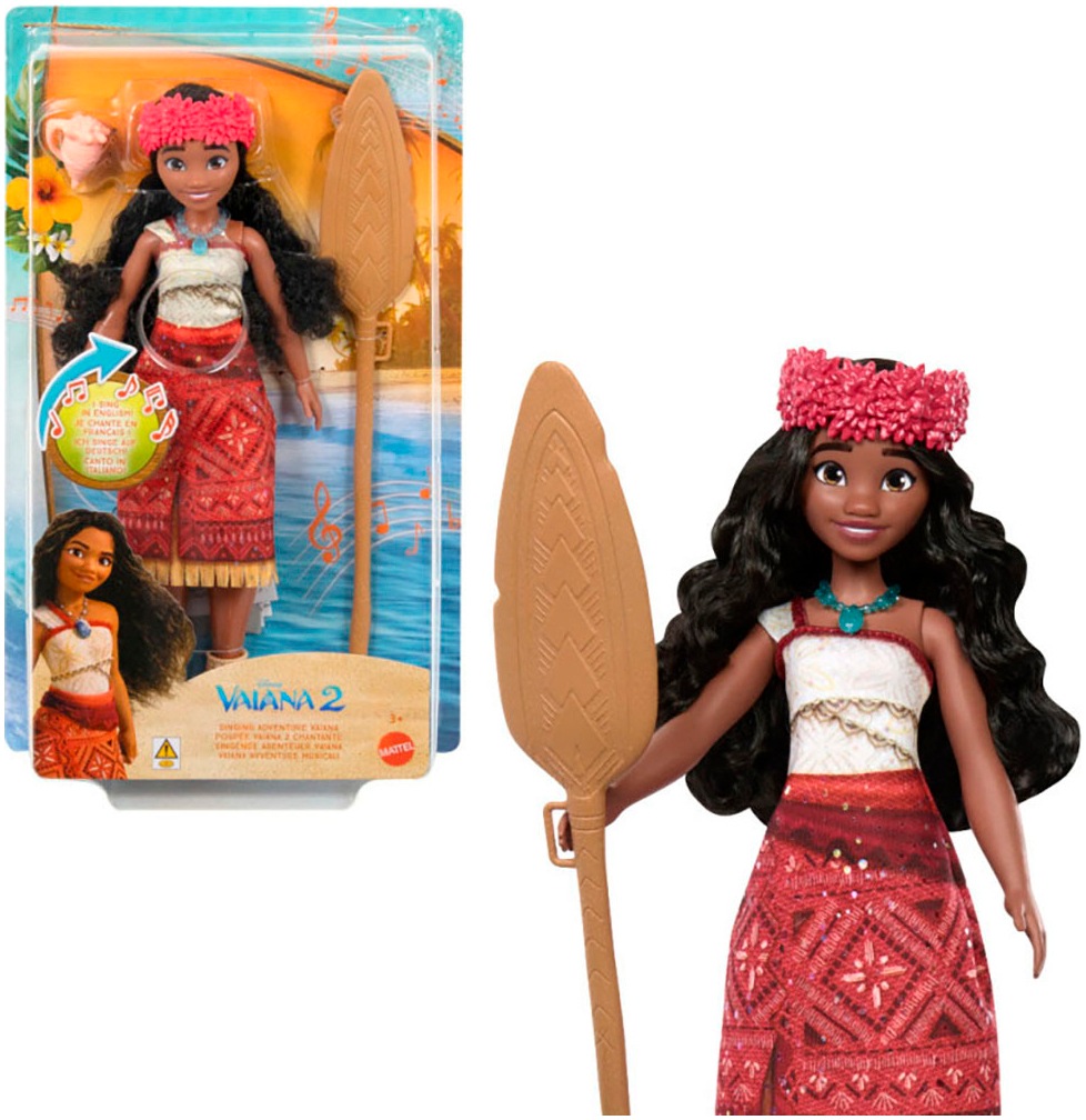 Mattel® Anziehpuppe »Disney Vaiana 2,Singende Abenteuer Vaiana Puppe«