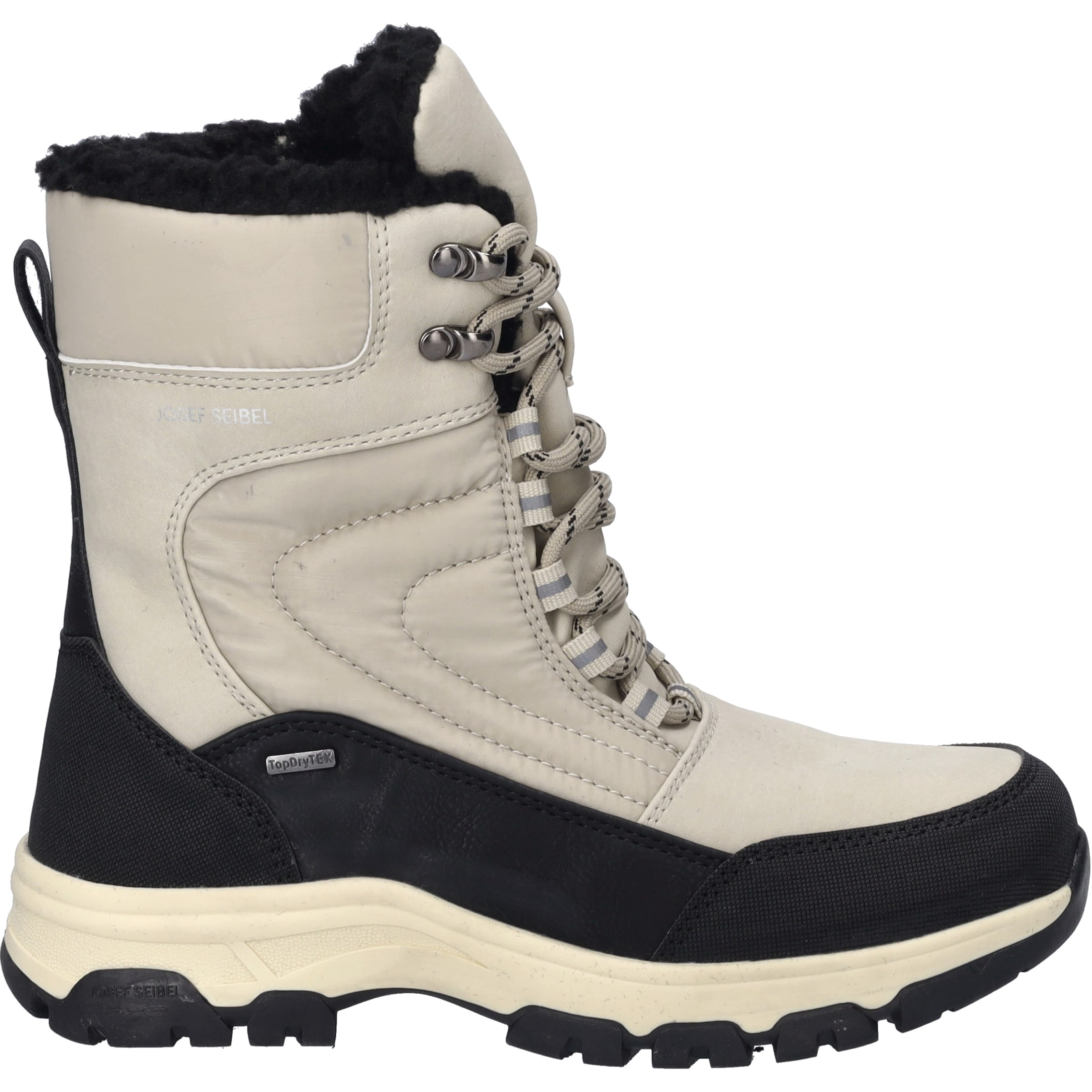 Josef Seibel Stiefel »Davos 52, schwarz-offwhite«