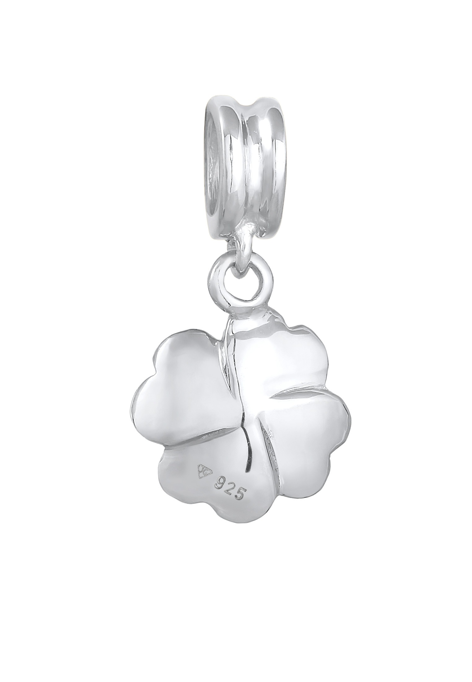 Nenalina Perlenanhänger »Charm Bead Anhänger Kleeblatt Glück 925 Silber«