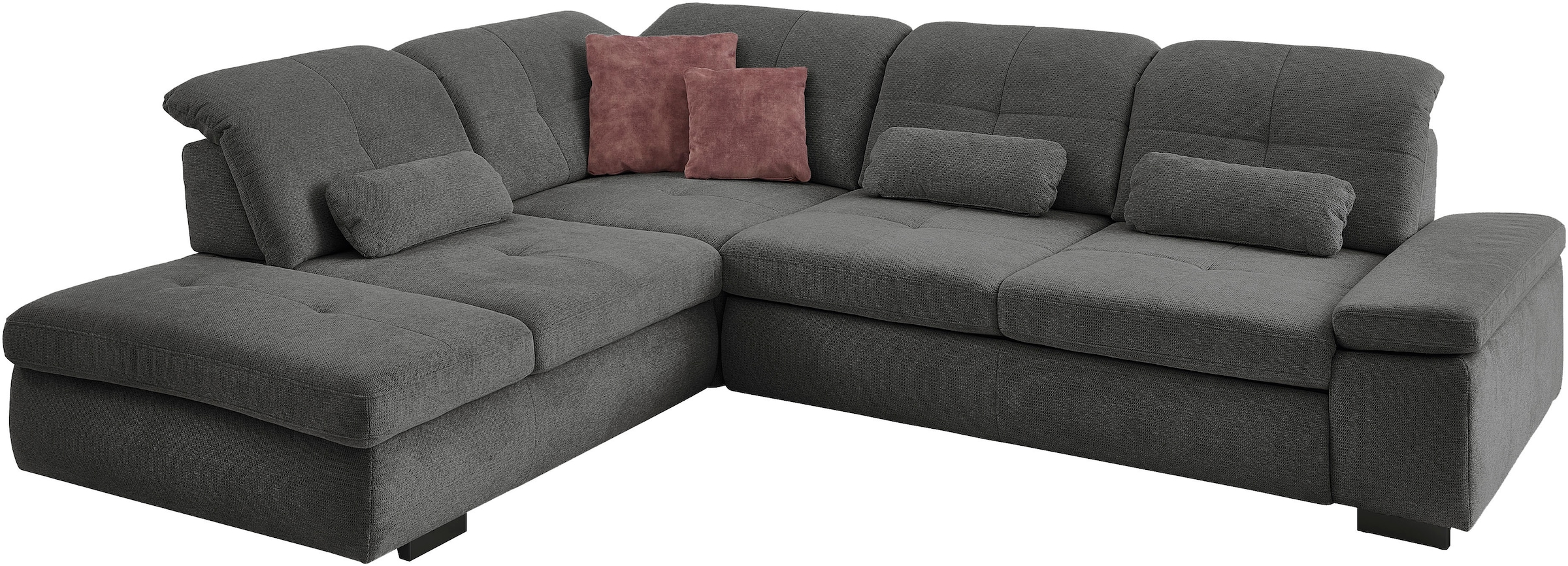 Die PlanBar Ecksofa »MP-IN16012 L-Form Kaltschaum-Polsterung« inkl. Sitztiefenverstellung, optional mit Funktionen